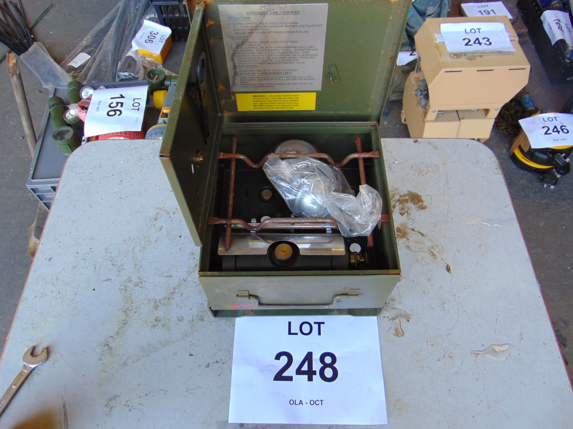 UNISSUED COOKER N.2 MK2 MODIFIED AS SHOWN