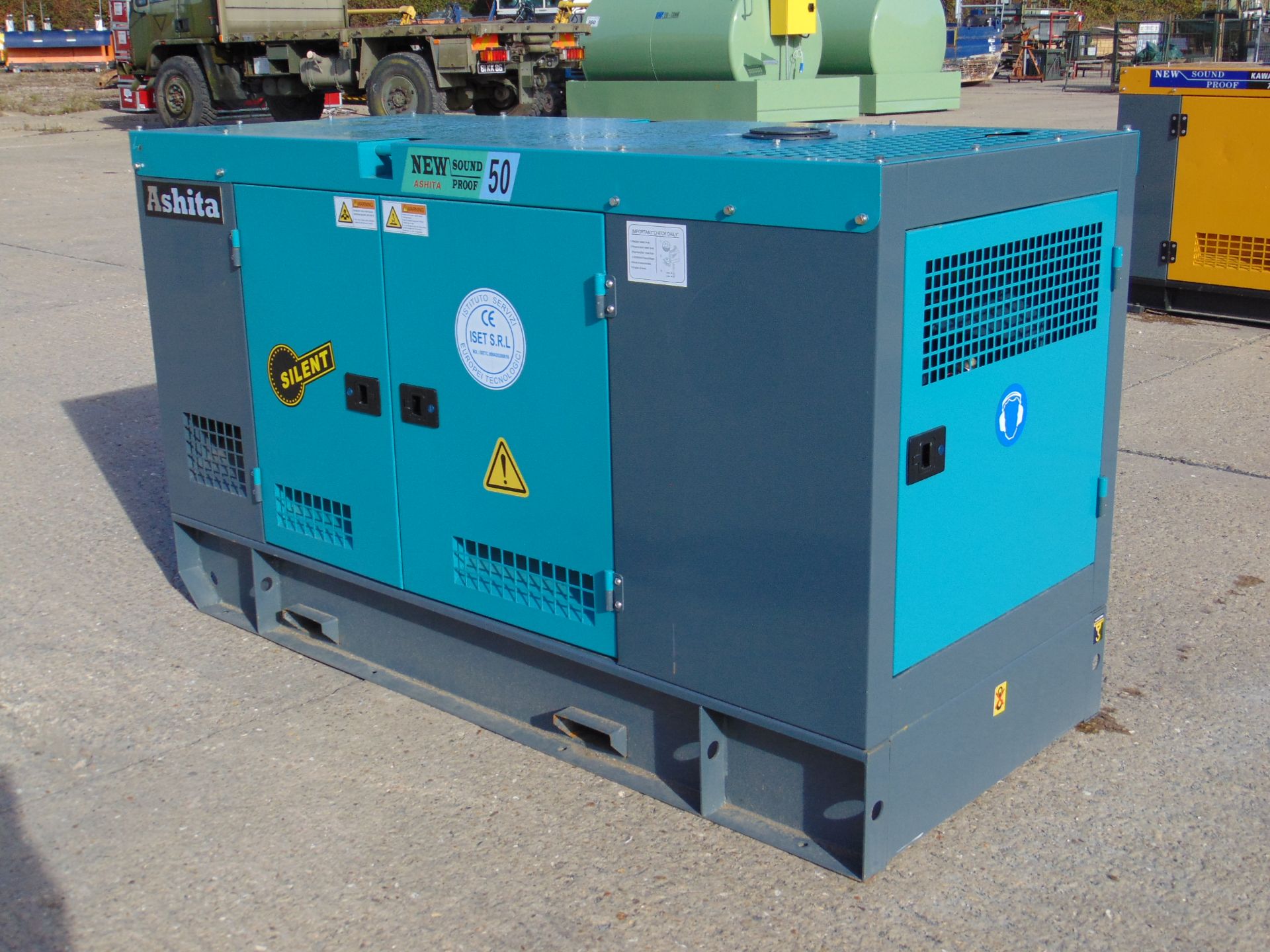 2022 UNISSUED 50 KVA 3 Phase Silent Diesel Generator Set - Image 4 of 22