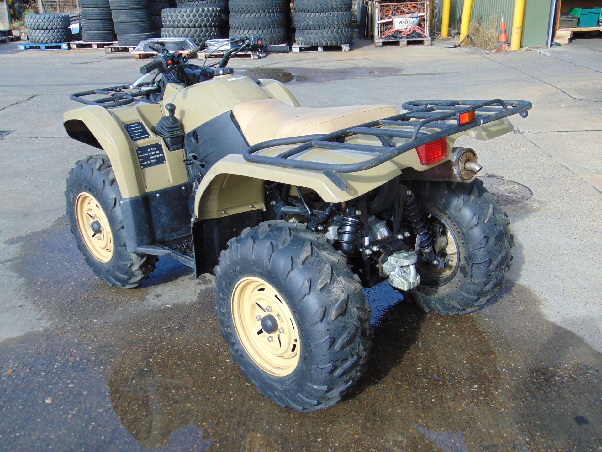 Military Specification Yamaha Grizzly 450 4 x 4 ATV Quad Bike ONLY 214 HOURS!!! - Image 6 of 22
