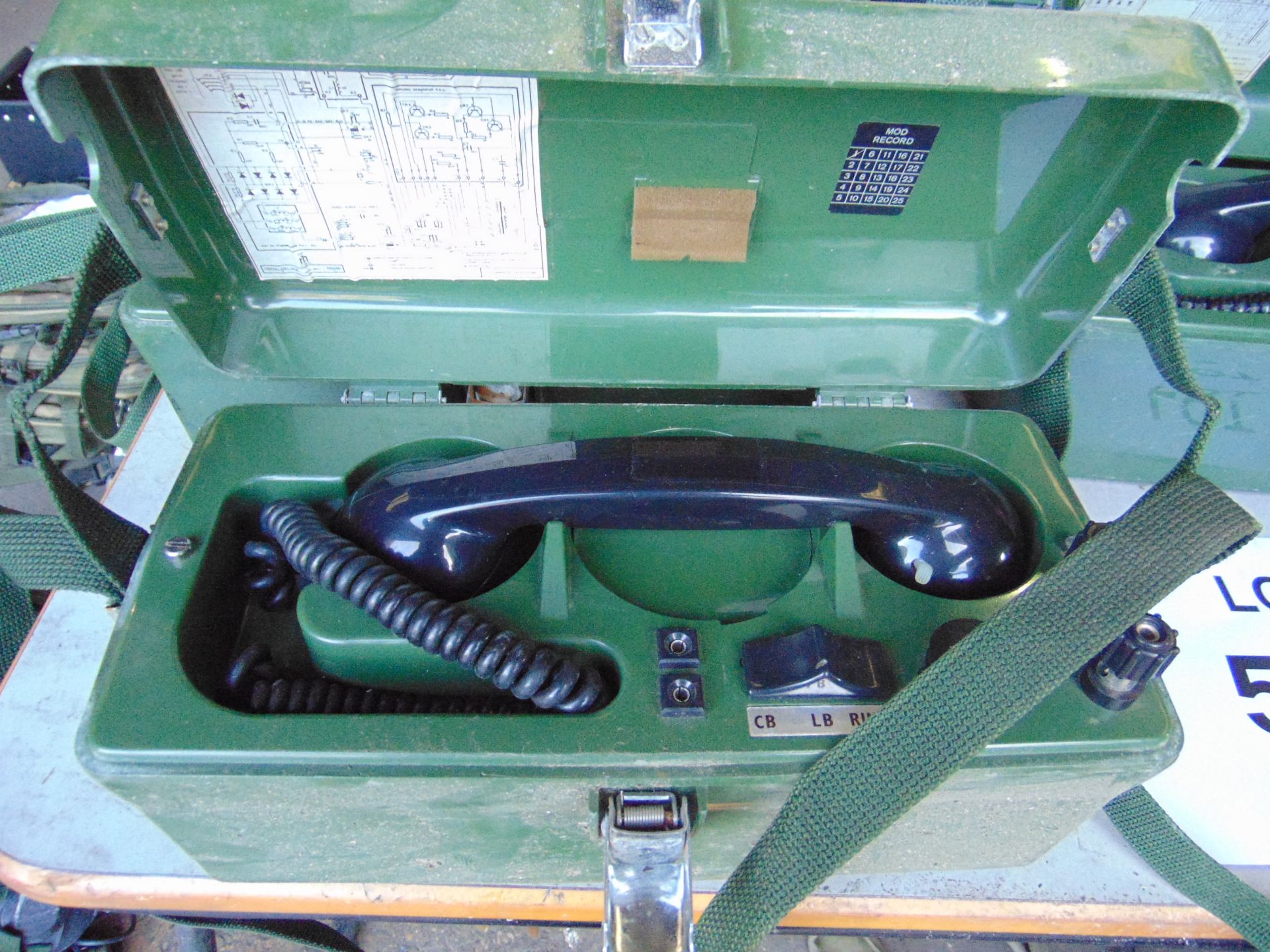 5 x Field Telephone UK PTC 405 2 wire as shown - Image 7 of 7