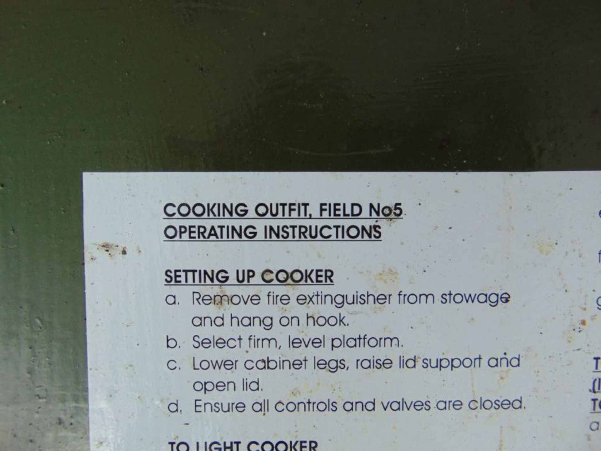 Field Kitchen No5 4 Burner Propane Cooking Stove - Image 5 of 5