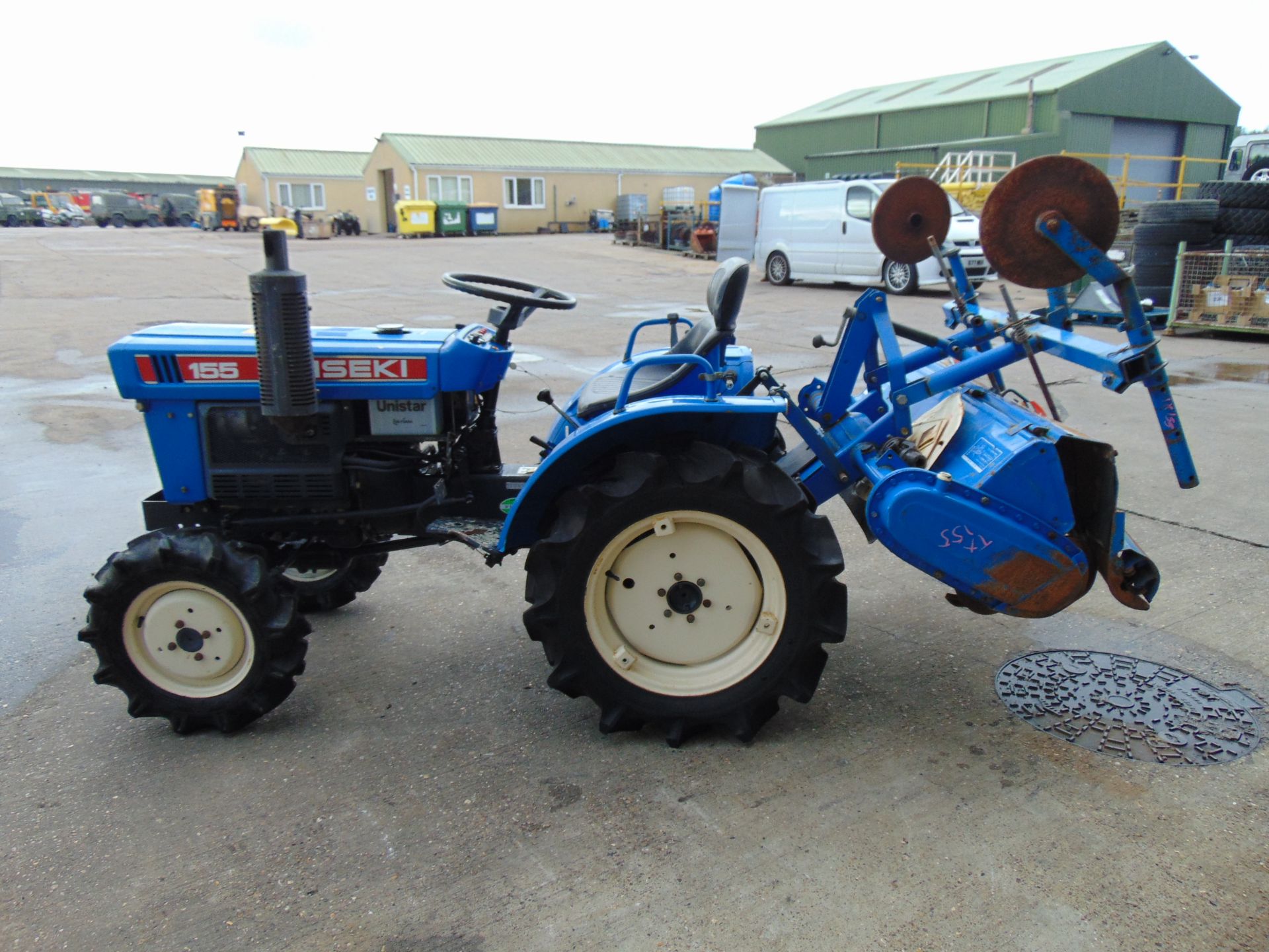 Iseki TX155 4x4 Diesel Compact Tractor c/w Rotovator ONLY 834 HOURS! - Image 6 of 20