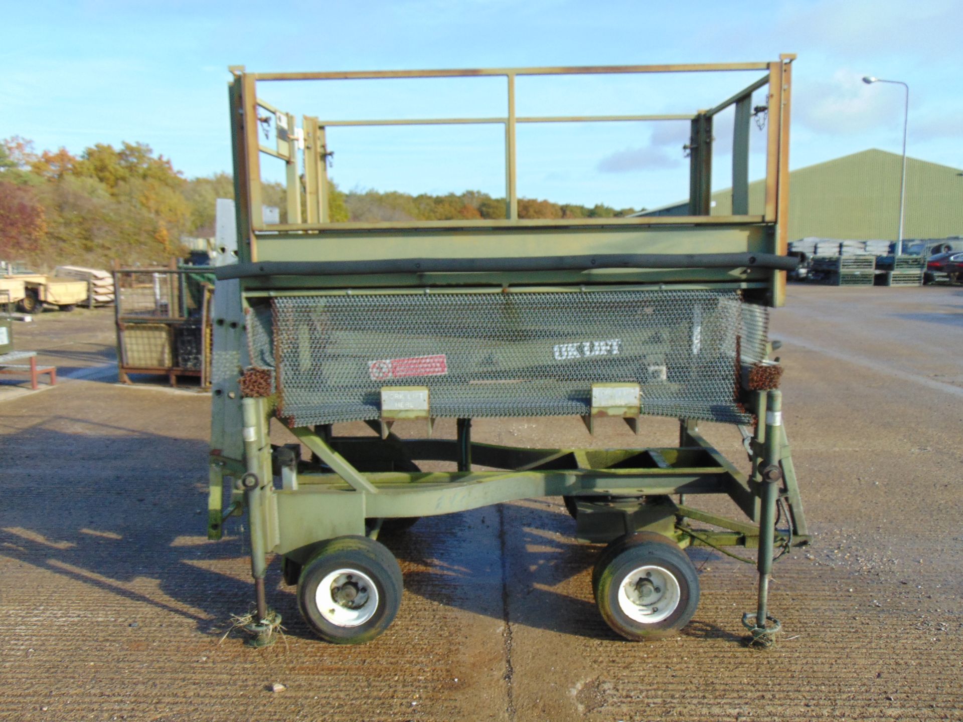 UK Lift Aircraft Hydraulic Access Platform from RAF as Shown - Image 6 of 13