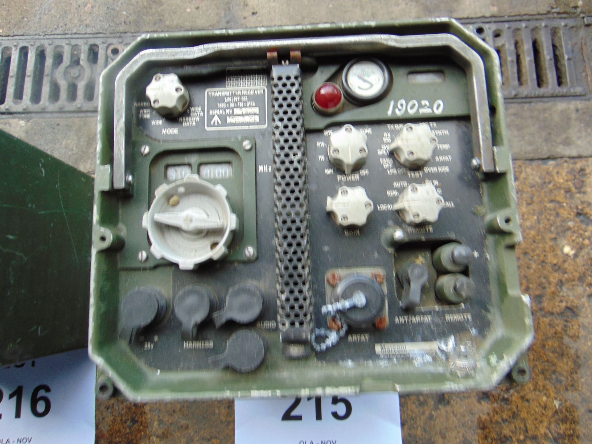 Clansman UK/RT 353 Transmitter Receiver VHF Set - Bild 2 aus 4