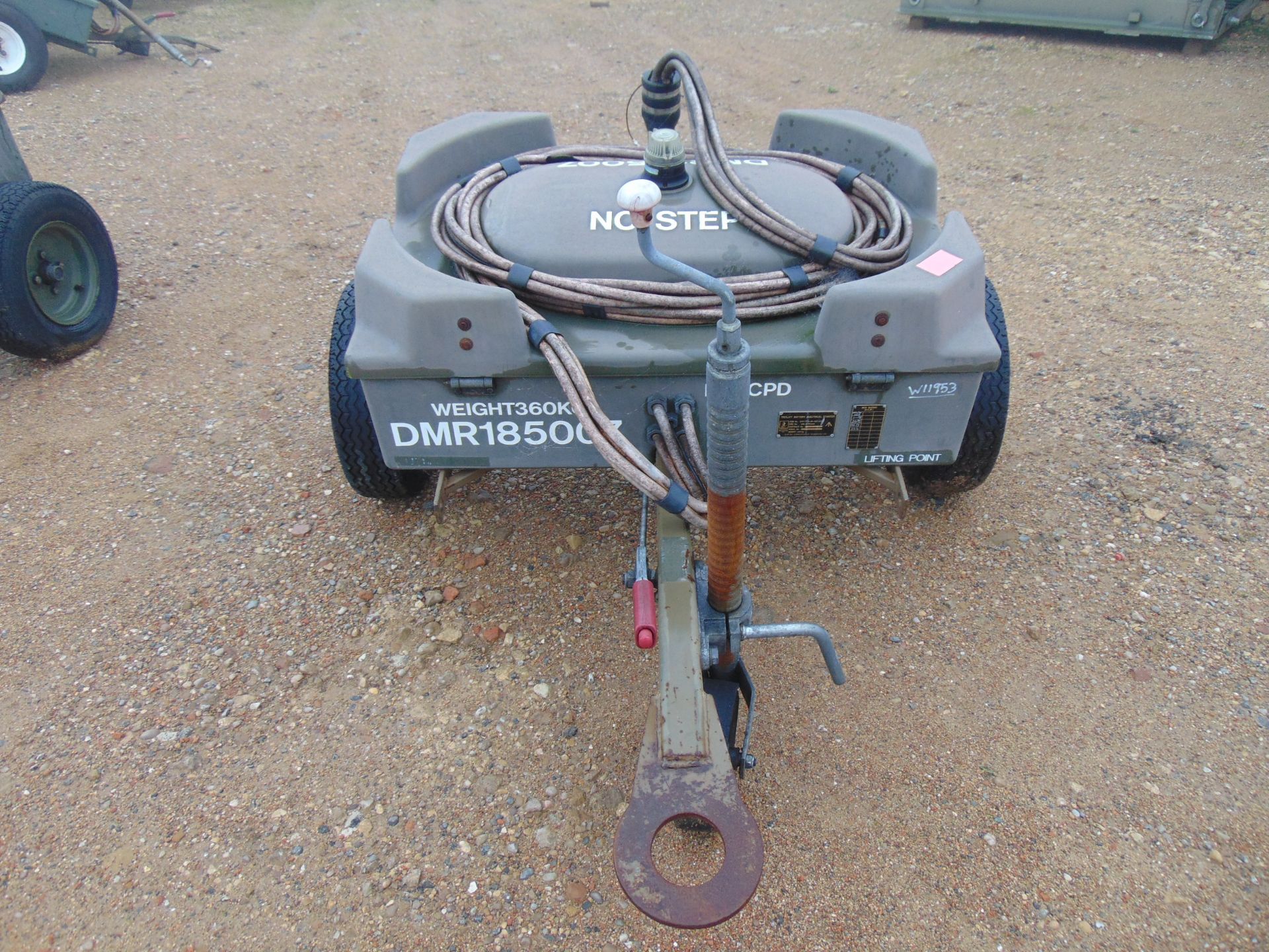 Aircraft Battery Electrical Starter Trolley c/w Batteries and Cables, From RAF - Bild 2 aus 10
