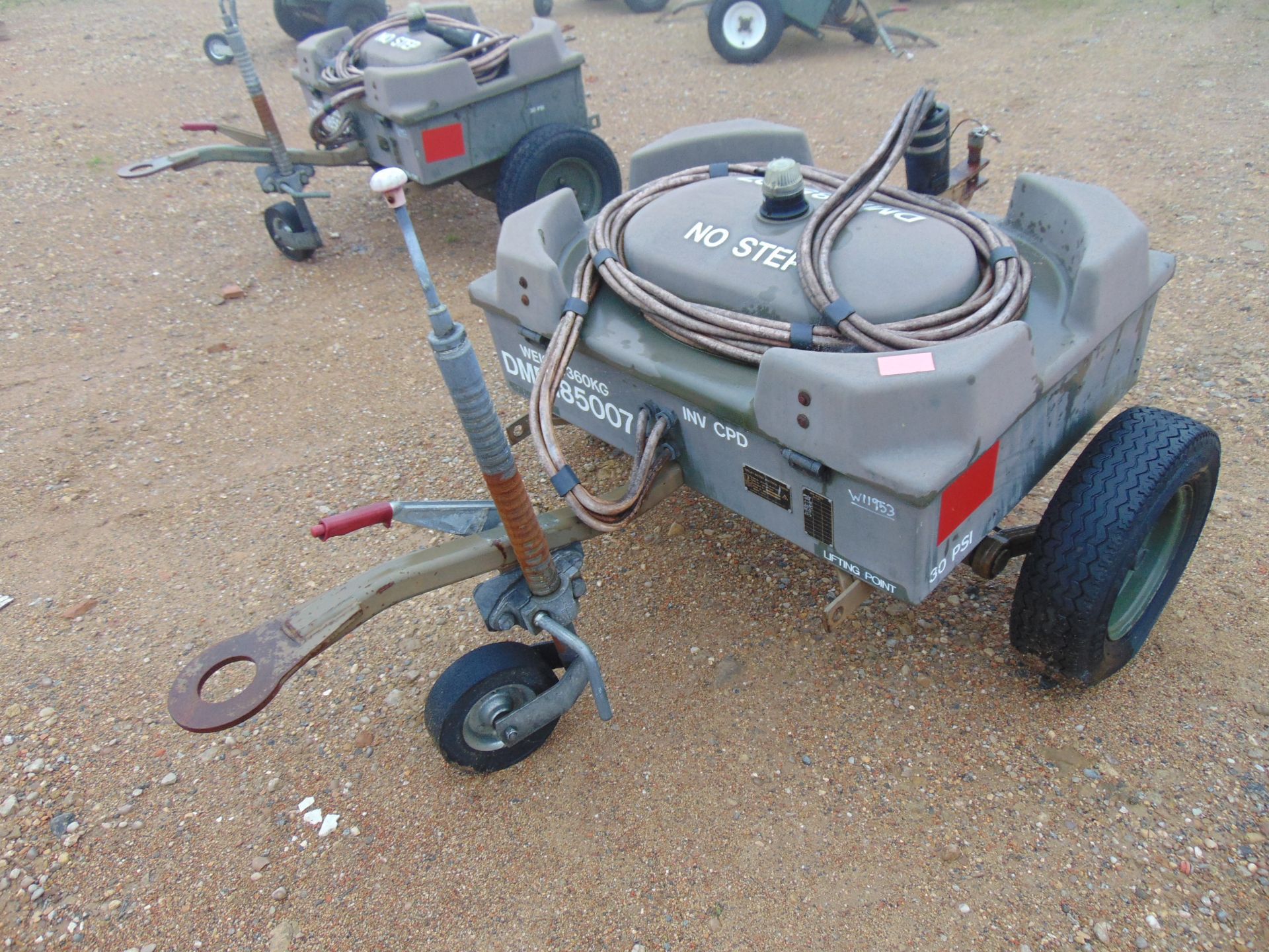 Aircraft Battery Electrical Starter Trolley c/w Batteries and Cables, From RAF - Bild 3 aus 10