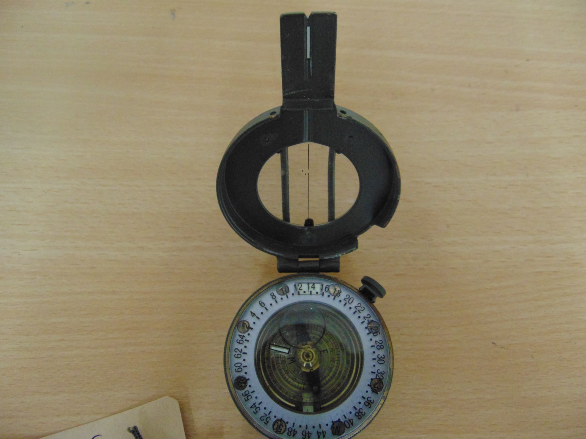 Stanley London British Army Prismatic Compass in Mils, Nato Marks, SNo 34807 - Image 2 of 3