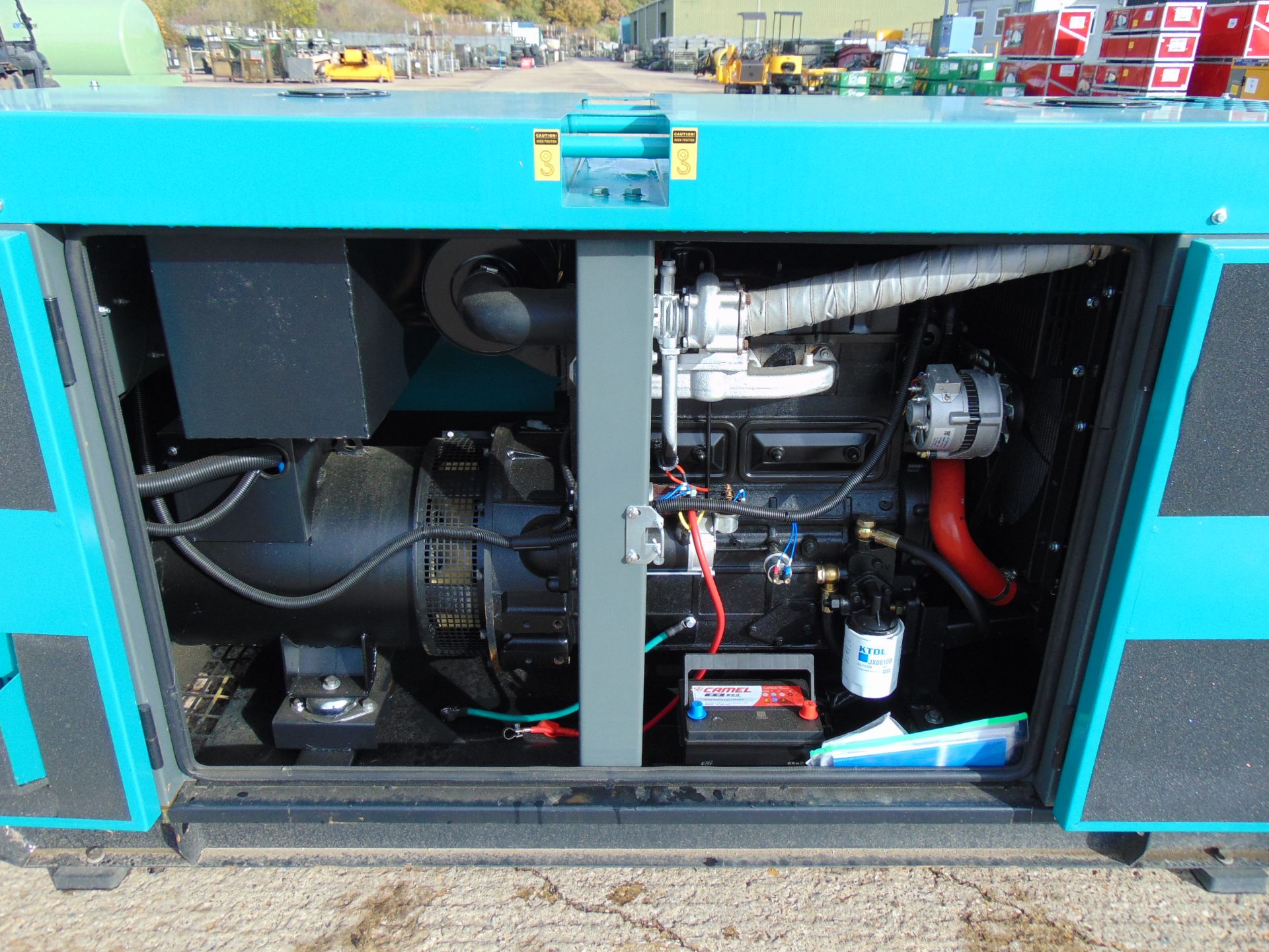 2022 UNISSUED 70 KVA 3 Phase Silent Diesel Generator Set - Image 12 of 17