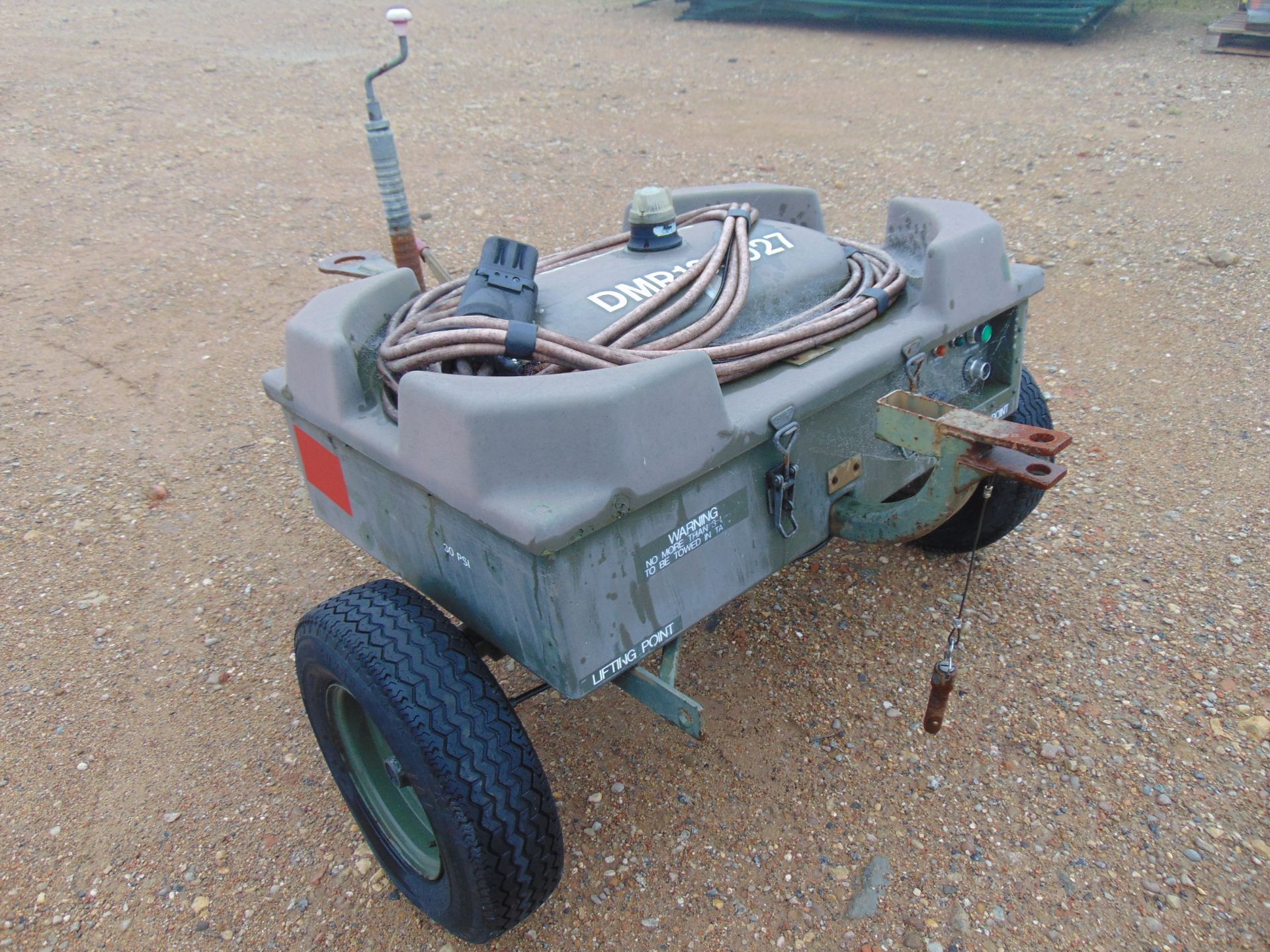 Aircraft Battery Electrical Starter Trolley c/w Batteries and Cables, From RAF - Image 4 of 8