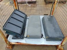 5x Land Rover Seat Pads & Folding Bench Seat