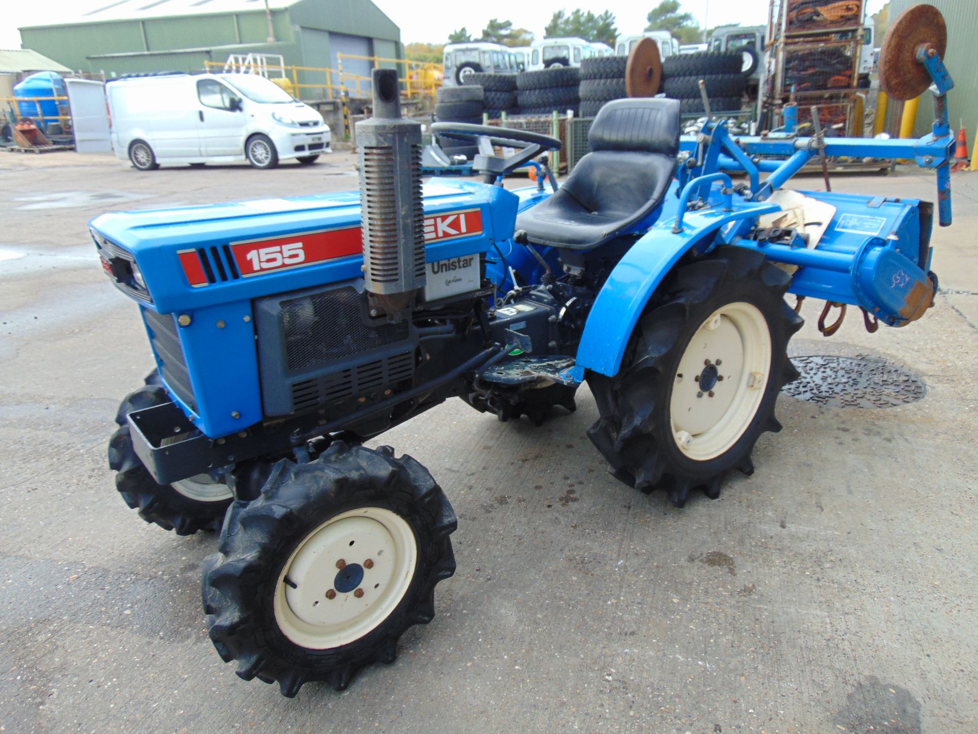 Iseki TX155 4x4 Diesel Compact Tractor c/w Rotovator ONLY 834 HOURS! - Image 5 of 20