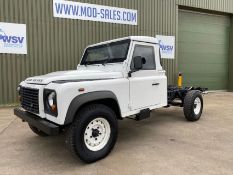 Land Rover Defender 130 chassis cab, Armoured bodywork, 2 door station wagon, right hand drive (RHD)