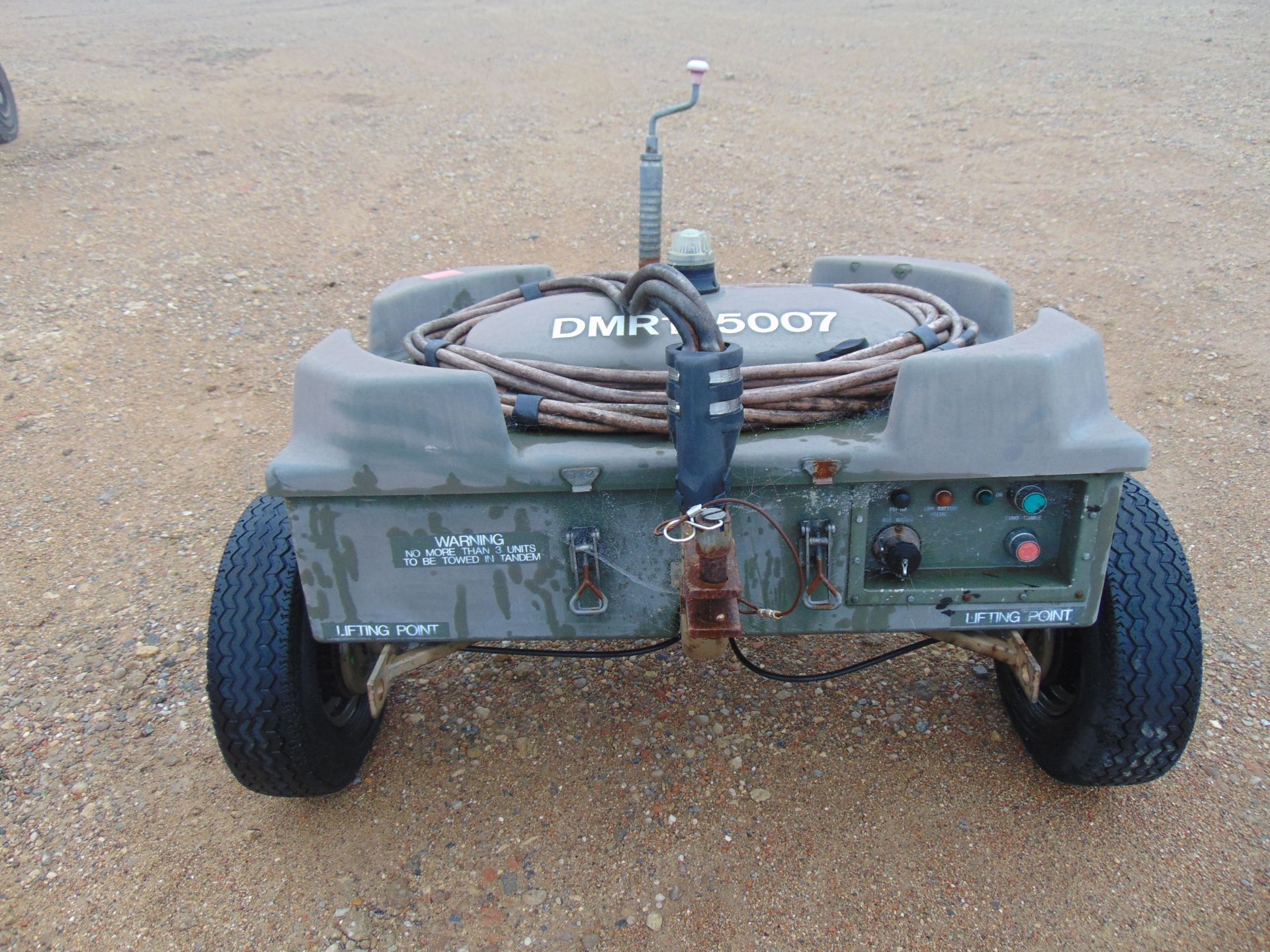 Aircraft Battery Electrical Starter Trolley c/w Batteries and Cables, From RAF - Bild 5 aus 10