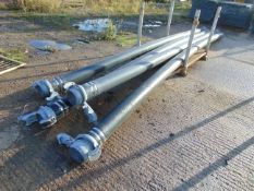 4 x Heavy Duty Delivery hose Approx, 6m long 6" diameter
