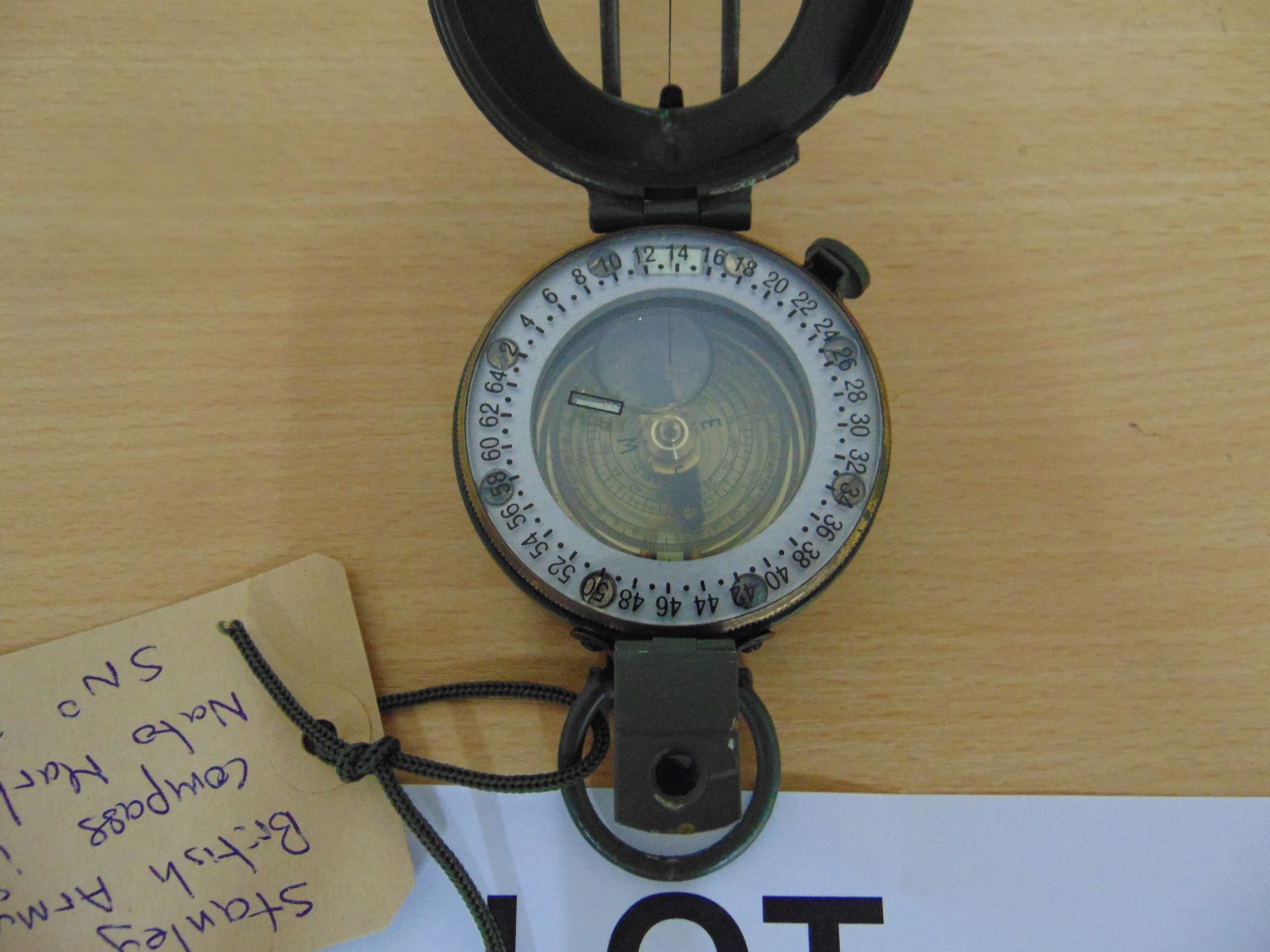Stanley London British Army Prismatic Compass in Mils, Nato Marks, SNo 34807 - Image 3 of 3