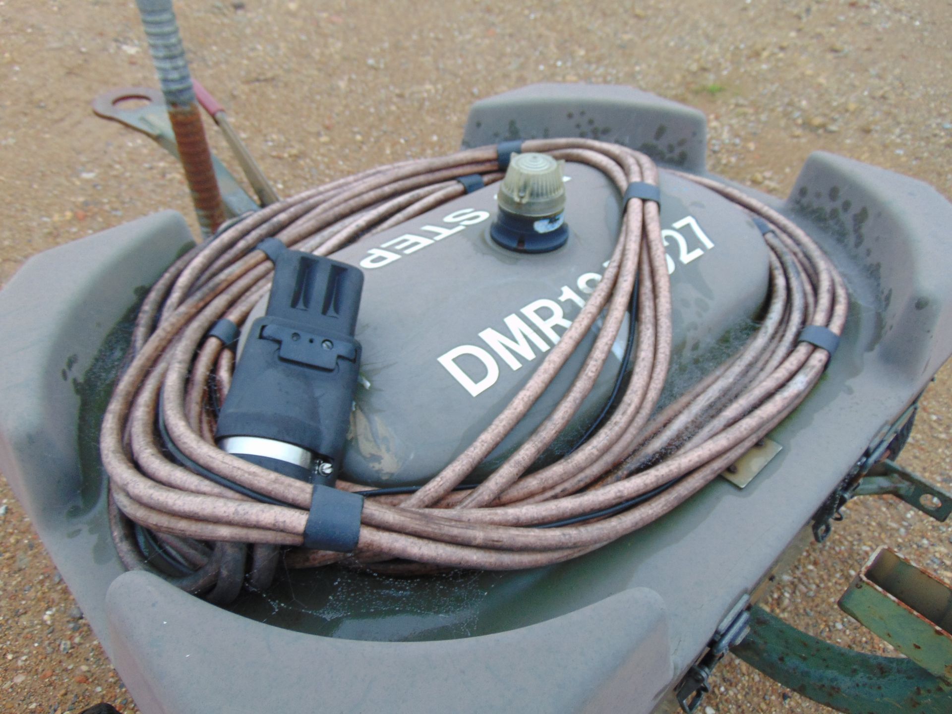 Aircraft Battery Electrical Starter Trolley c/w Batteries and Cables, From RAF - Image 6 of 8