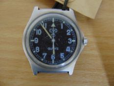 Rare CWC 0552 Royal Marines Issue Service Watch Nato Marks, Date 1990, Gulfwar, SNo 56706
