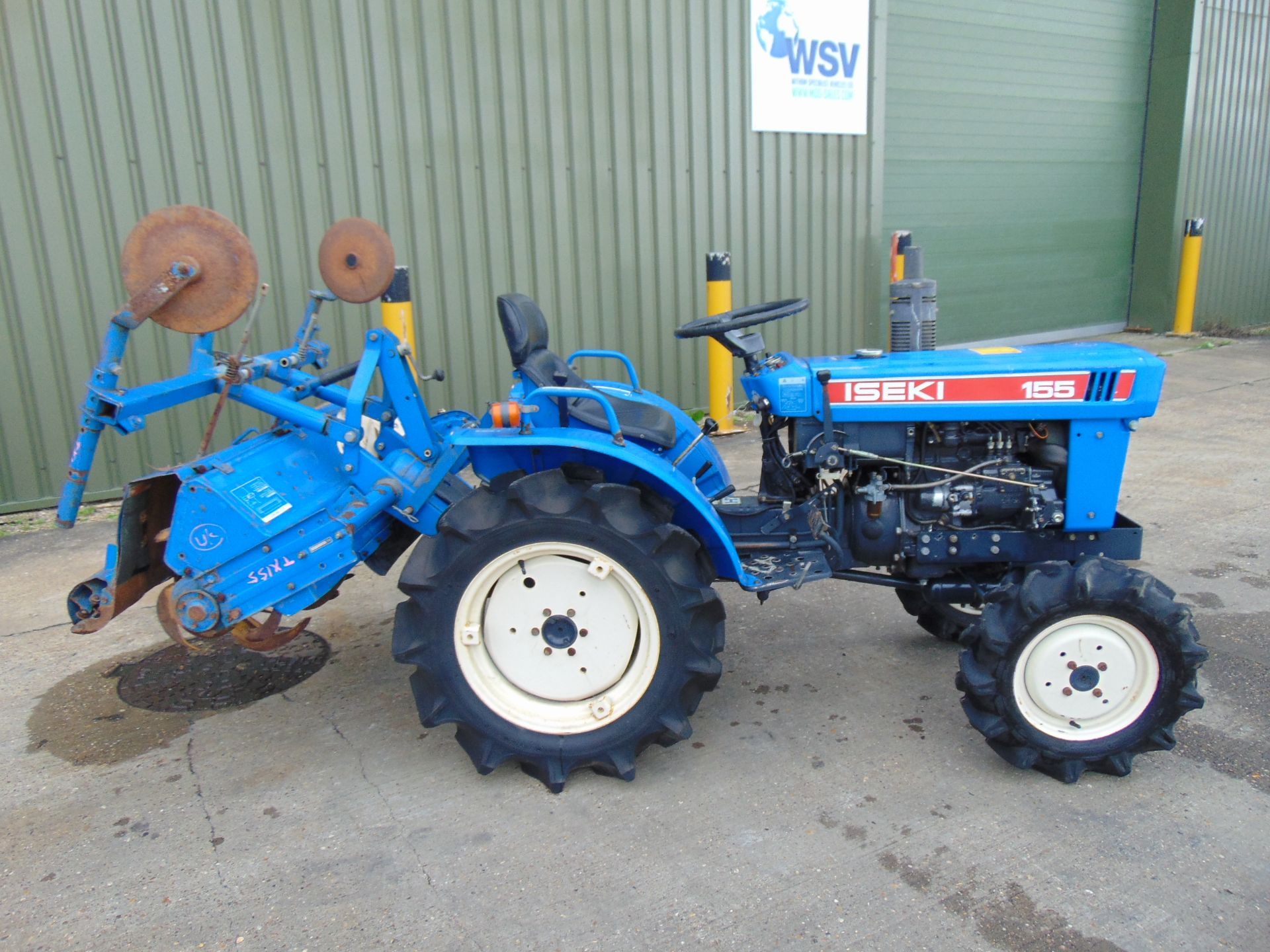 Iseki TX155 4x4 Diesel Compact Tractor c/w Rotovator ONLY 834 HOURS! - Image 7 of 20