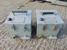 2 x No1 Mk2 Boiling Cooking Vessels C/W Cables etc