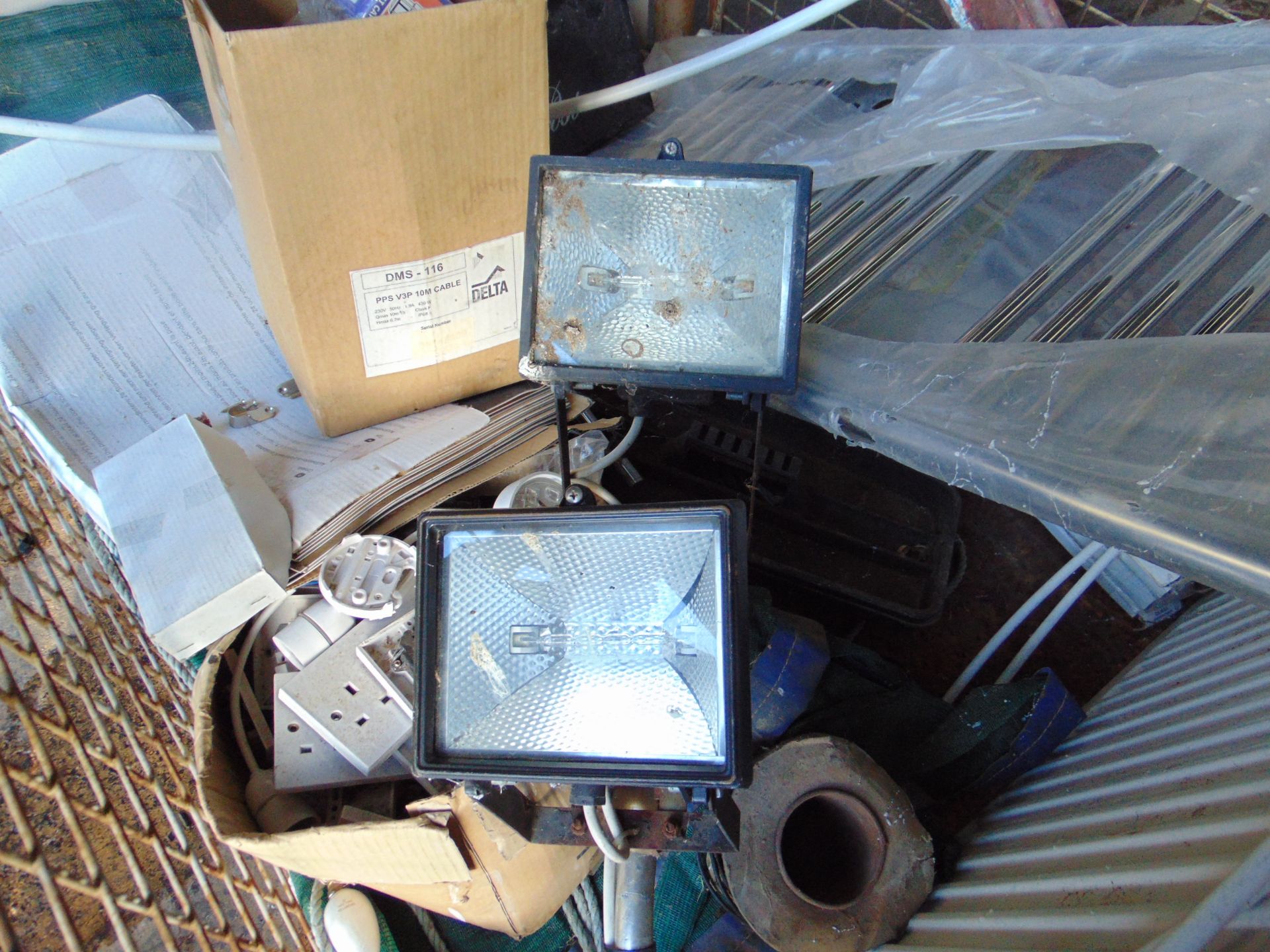 1 x Stillage of Electrical and Plumbing Material inc. rads lights etc. - Image 3 of 6