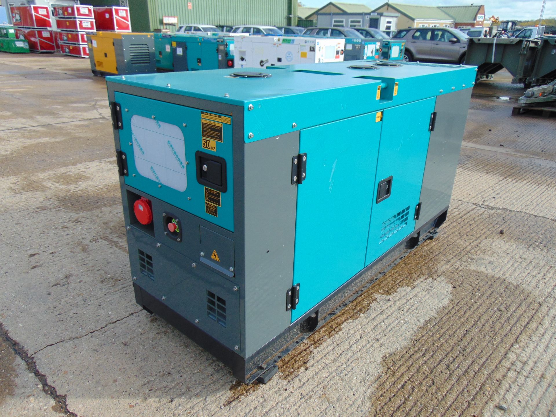 2022 UNISSUED 50 KVA 3 Phase Silent Diesel Generator Set - Image 4 of 16