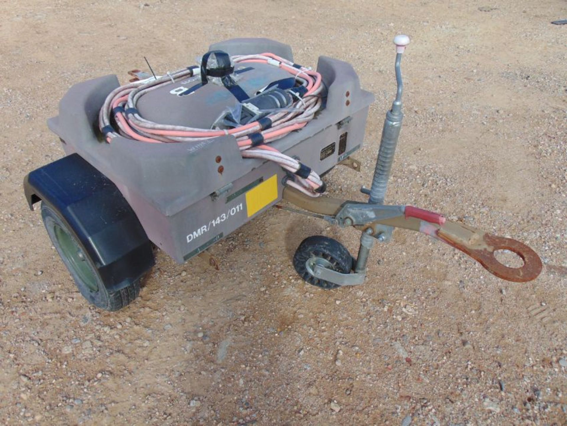 Aircraft Battery Electrical Starter Trolley c/w Batteries and Cables, From RAF - Image 3 of 7