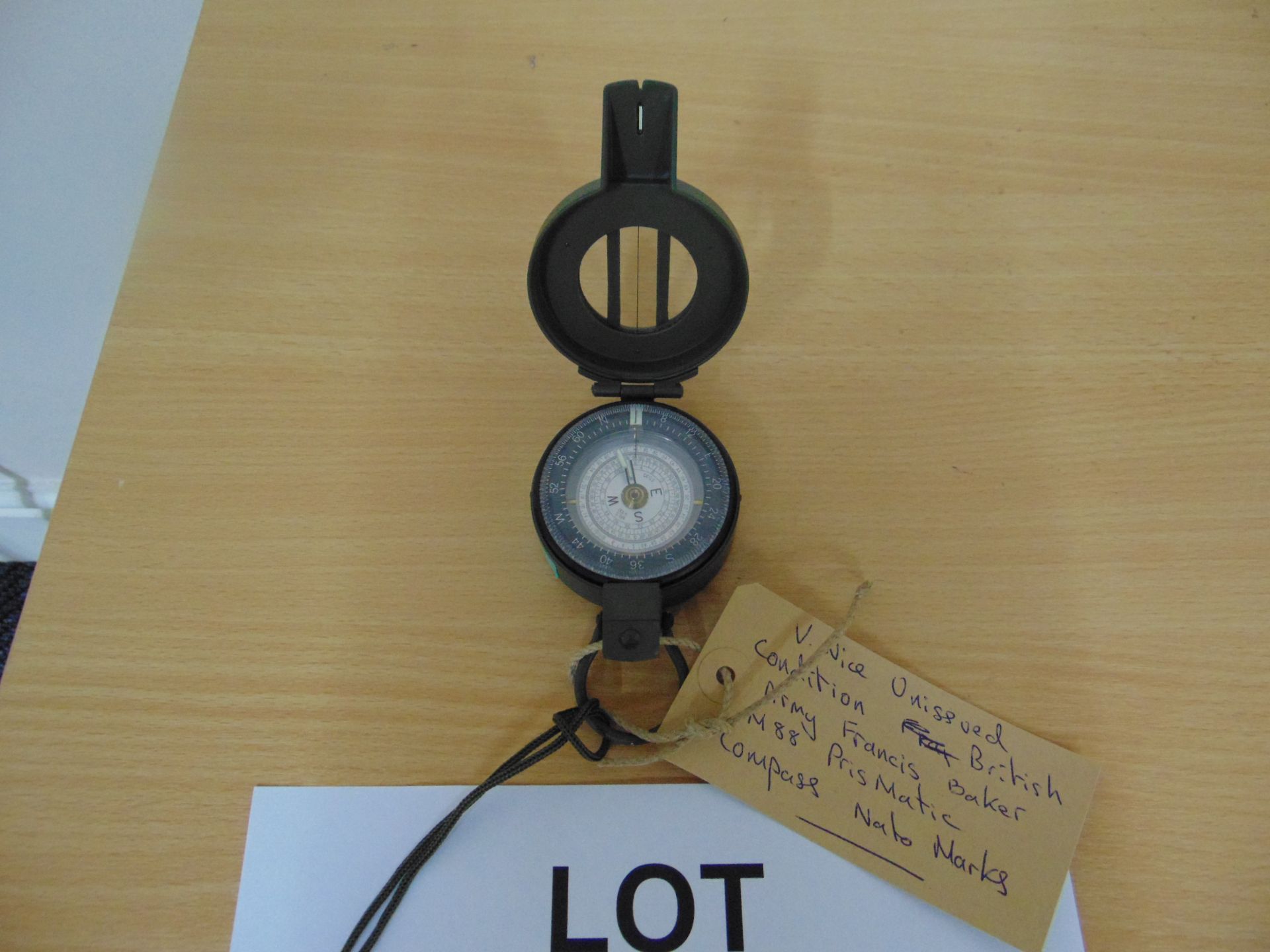 V.Nice Unissued Condition British Army Francis Baker M88 Prismatic Compass Nato Marks - Image 2 of 3