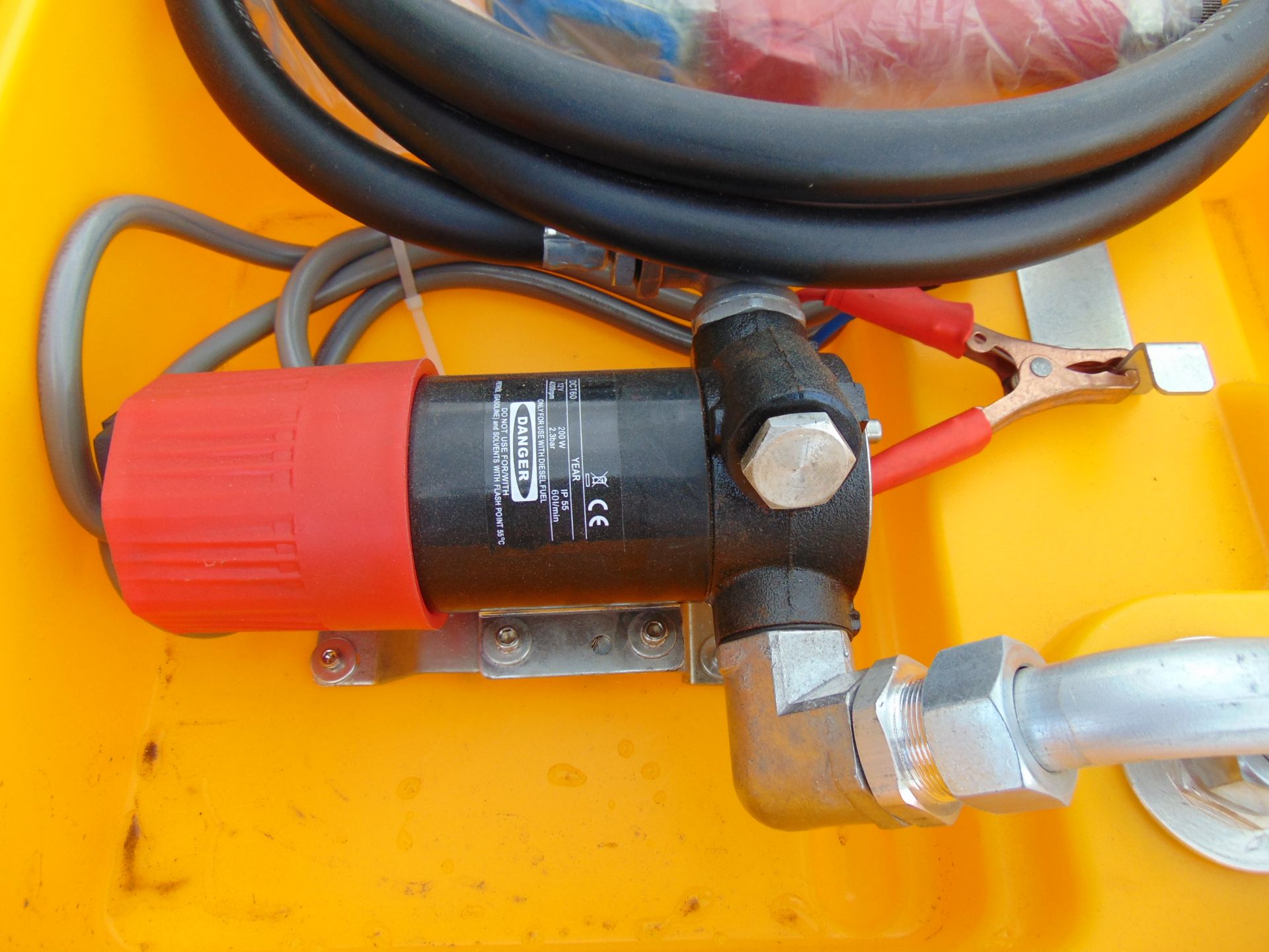 **NEW UNUSED** DTK 480L Mobile Diesel Tank C/W 12v Fuel Pump, Nozzle, Hose etc - Image 7 of 13