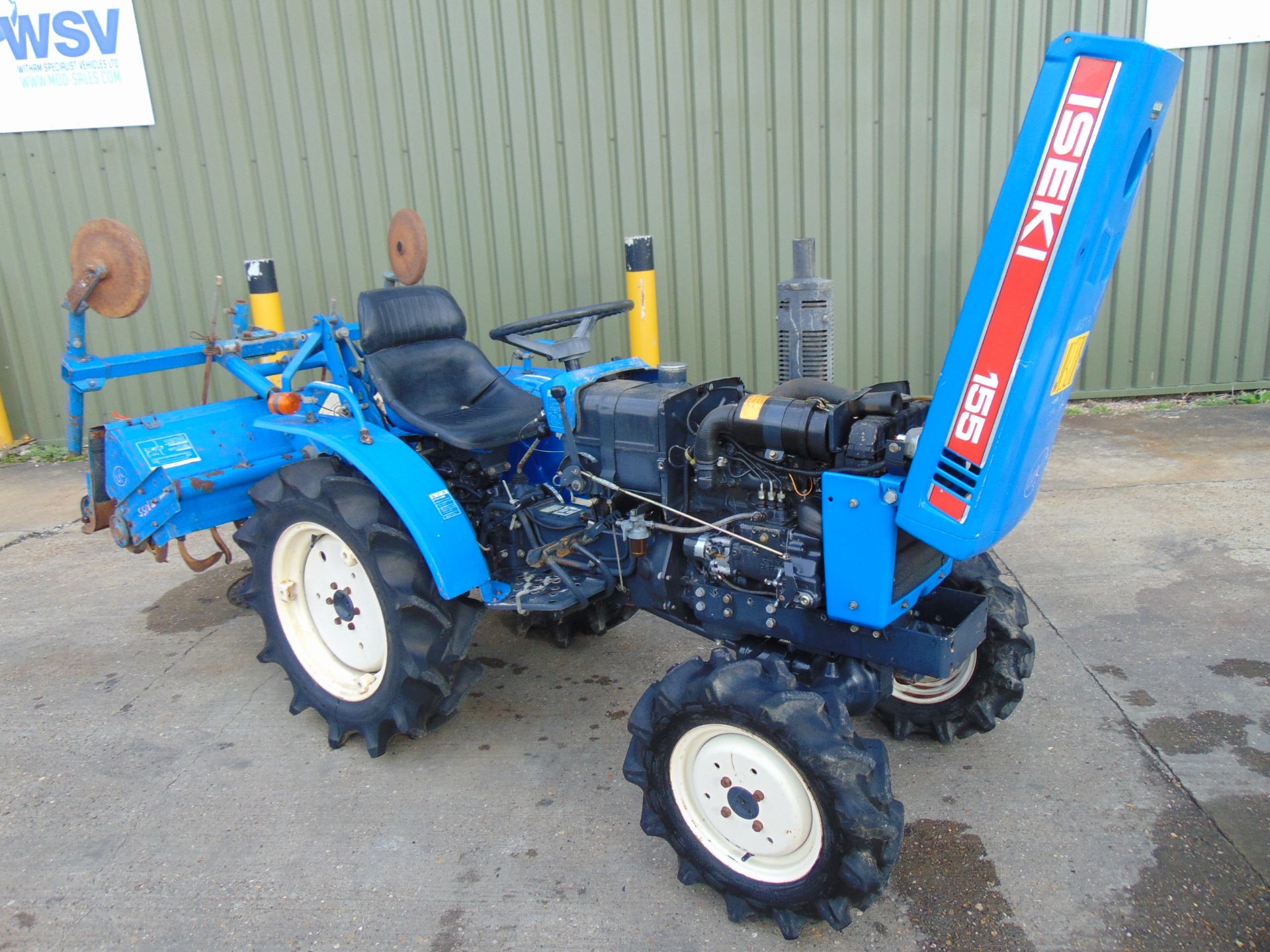 Iseki TX155 4x4 Diesel Compact Tractor c/w Rotovator ONLY 834 HOURS! - Image 18 of 20