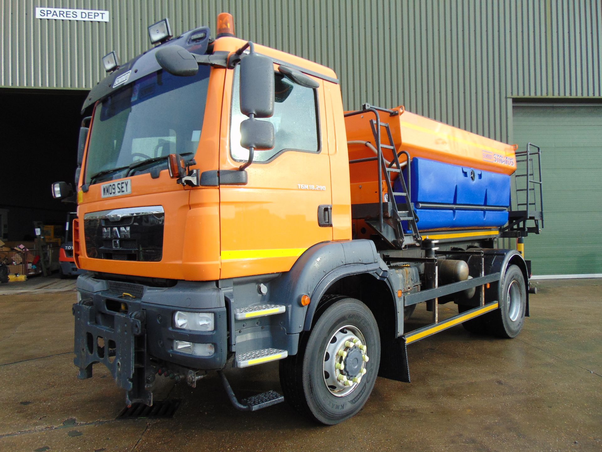 2009 MAN TGM 18.280 18T 4wd Gritter Lorry C/W Schmidt Gritter Body ONLY 35,483 Km!