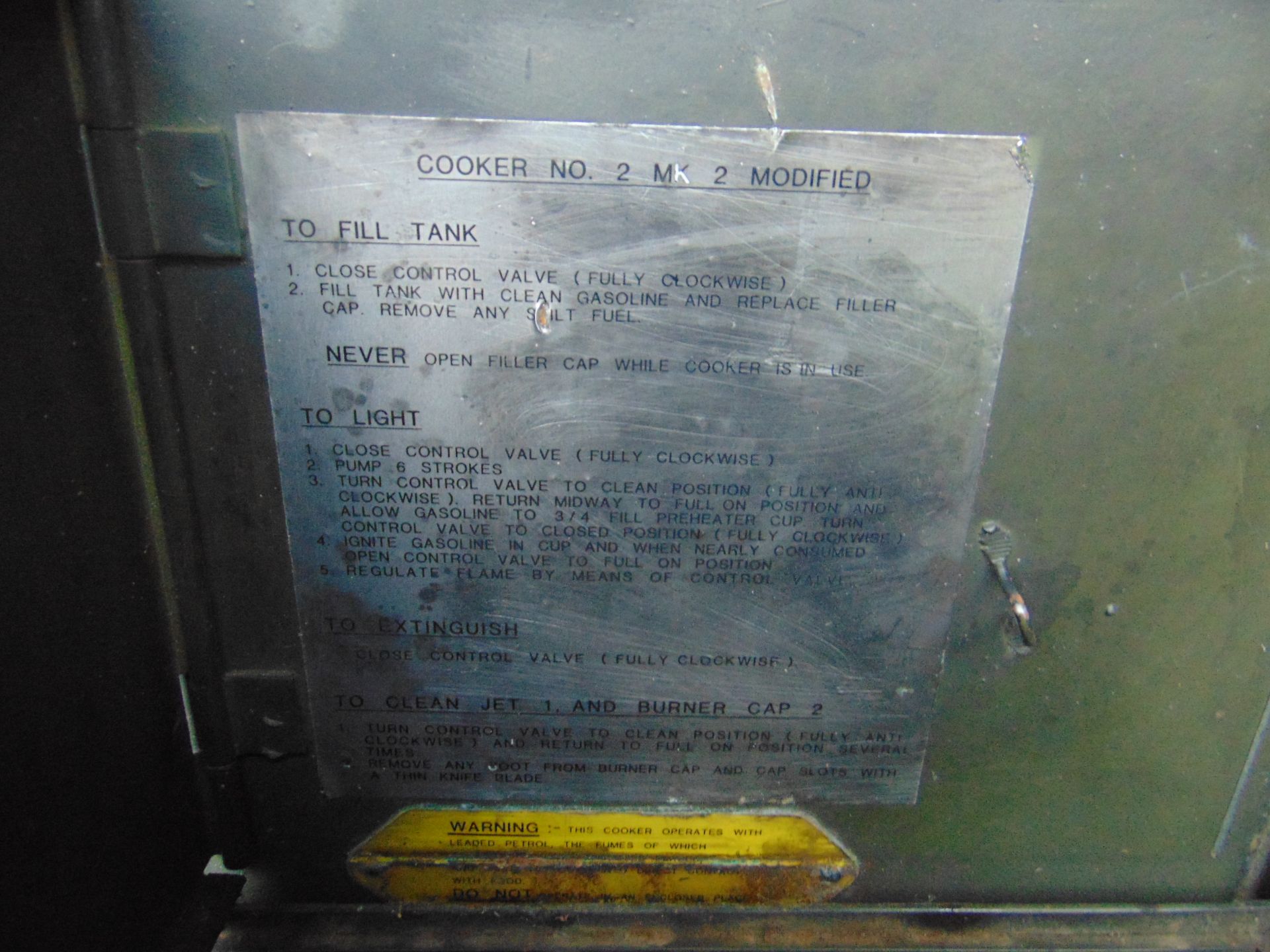 British Army Cooker No 2 MK 2 Modified - Image 5 of 5