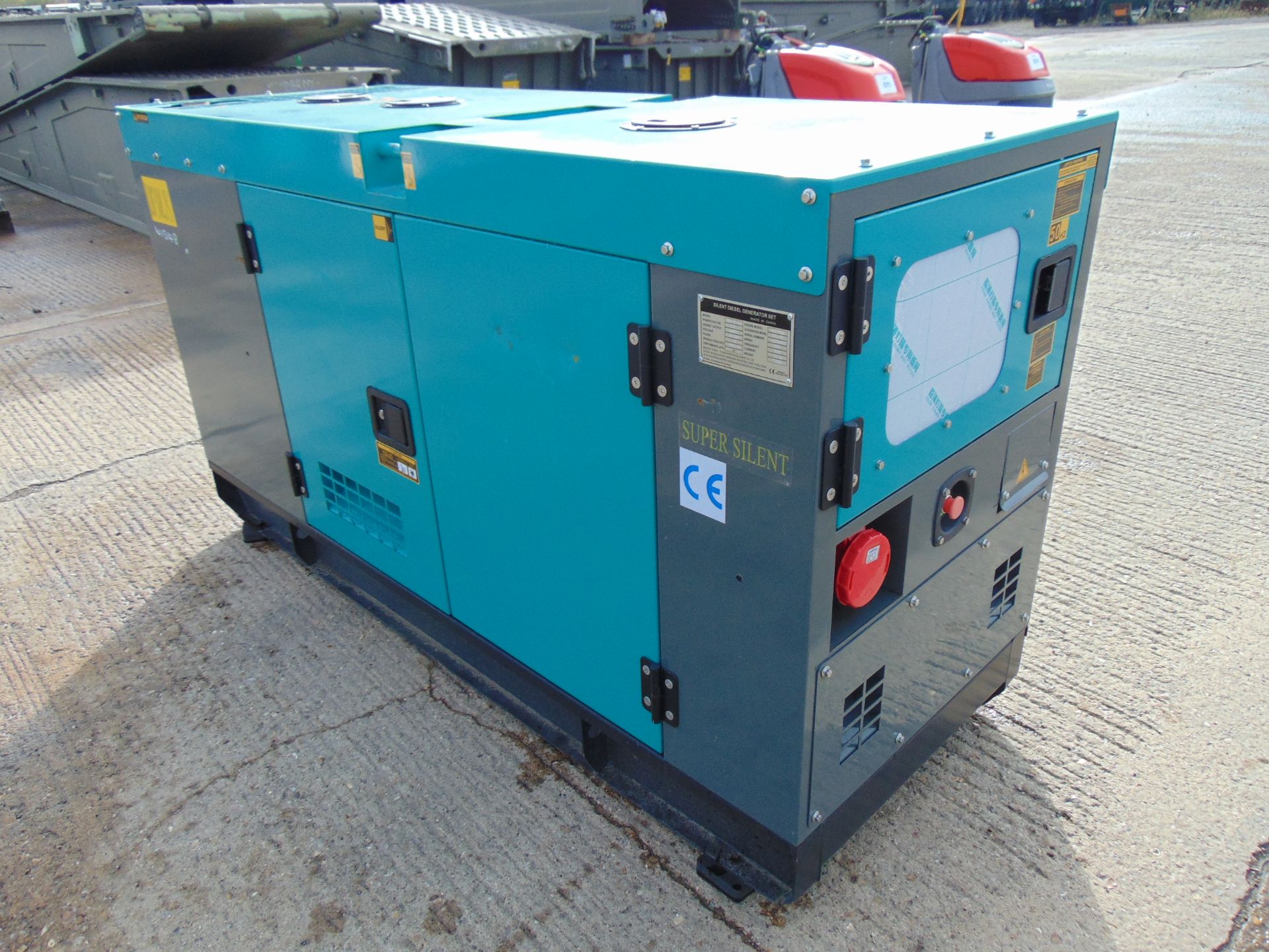 2022 UNISSUED 50 KVA 3 Phase Silent Diesel Generator Set - Image 6 of 16