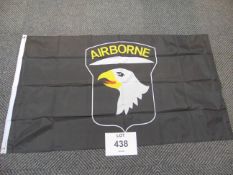 101st Airborne Black Flag 5ft x 3ft