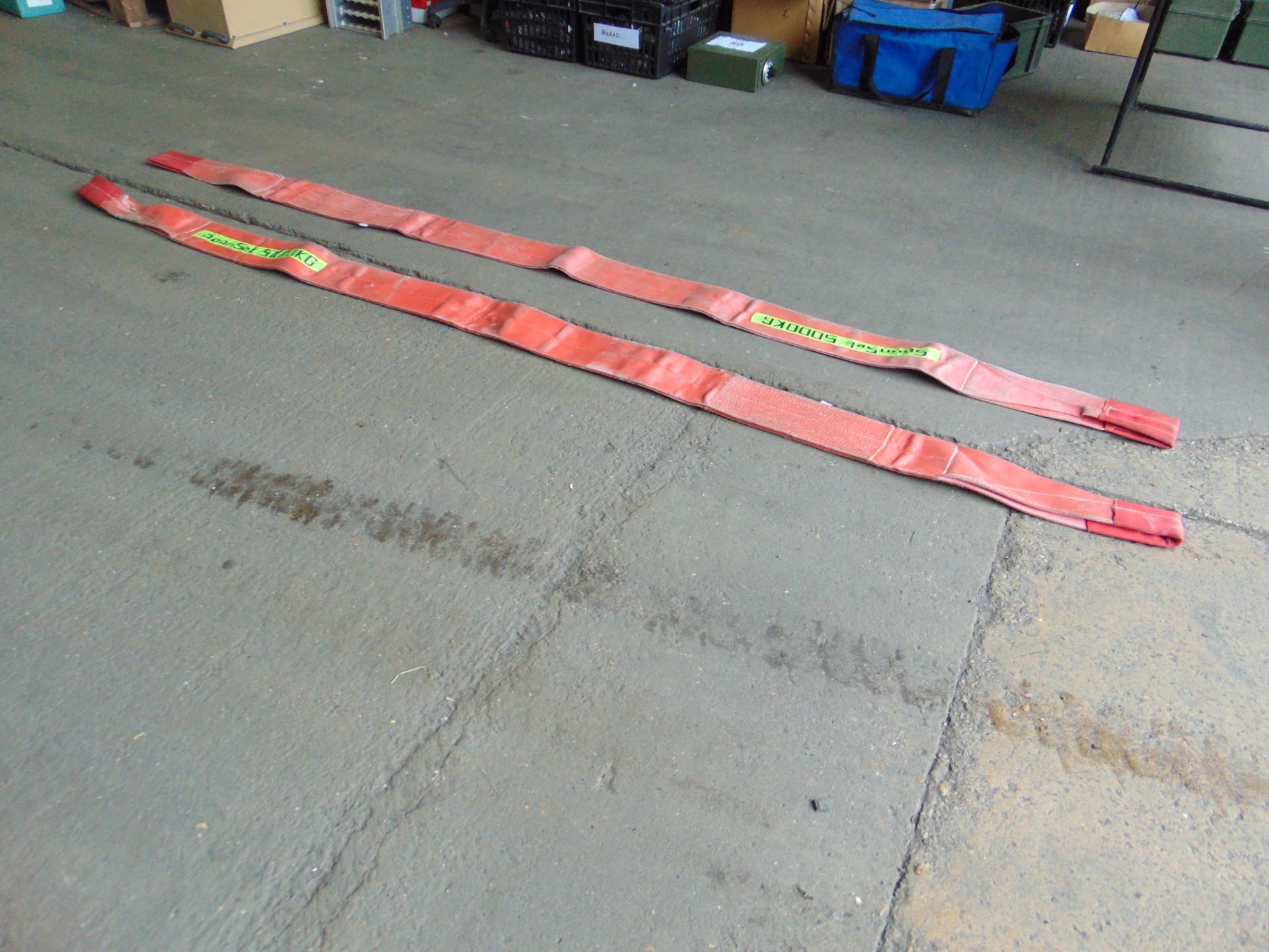 2 x Spanset 5000kgs 3MRecovry Lifting Strap - Image 3 of 4
