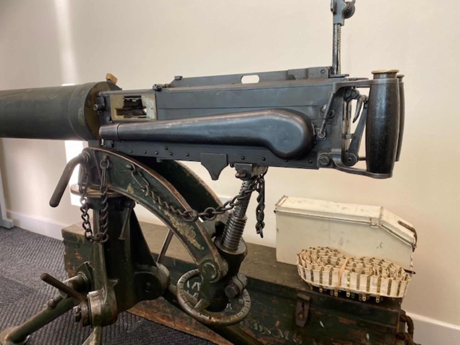 You are bidding on a Very Rare Vickers .303 machine gun, deactivated to current EU standards - Image 9 of 35