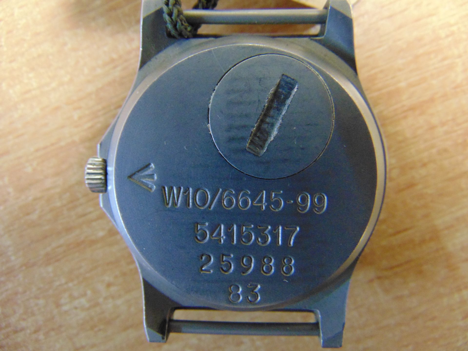 VERY NICE CWC W10 BRITISH ARMY SERVICE WATCH FAT BOY DATE 1983 NATO MARKS SN.25988 - Image 5 of 6