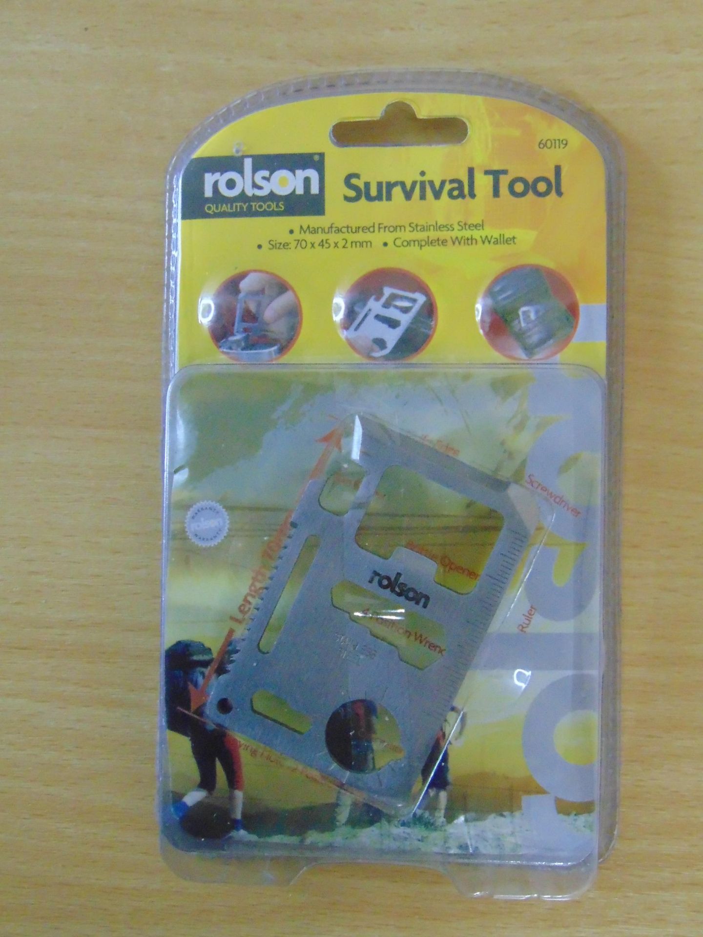 ROLSON UNIVERSAL SURVIVAL TOOL AND THERMO SCIENTIFIC EPD ELECTRONIC PERSONAL DOSIMETER - Image 7 of 8