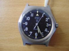 V.Nice Unissued Condition CWC W10 British Army Service Watch Nato Marks, Date 1984