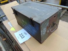 V. RARE WW2 GERMAN AMMUNITION BOX 53CM X 31CM X 28 CMS