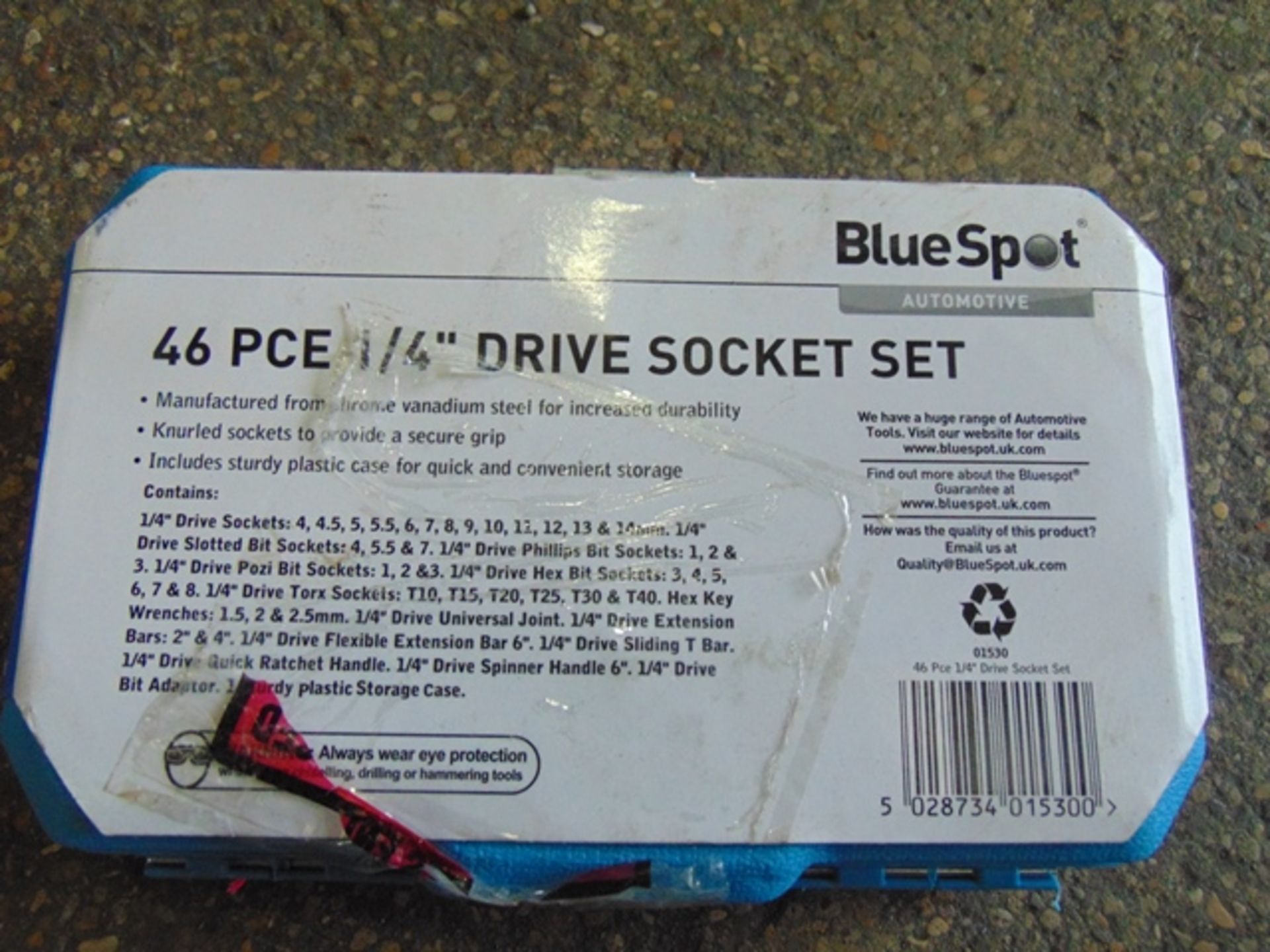 BlueSpot 46 Piece 1/4" Metric Socket Set (4-14mm) - Image 5 of 5