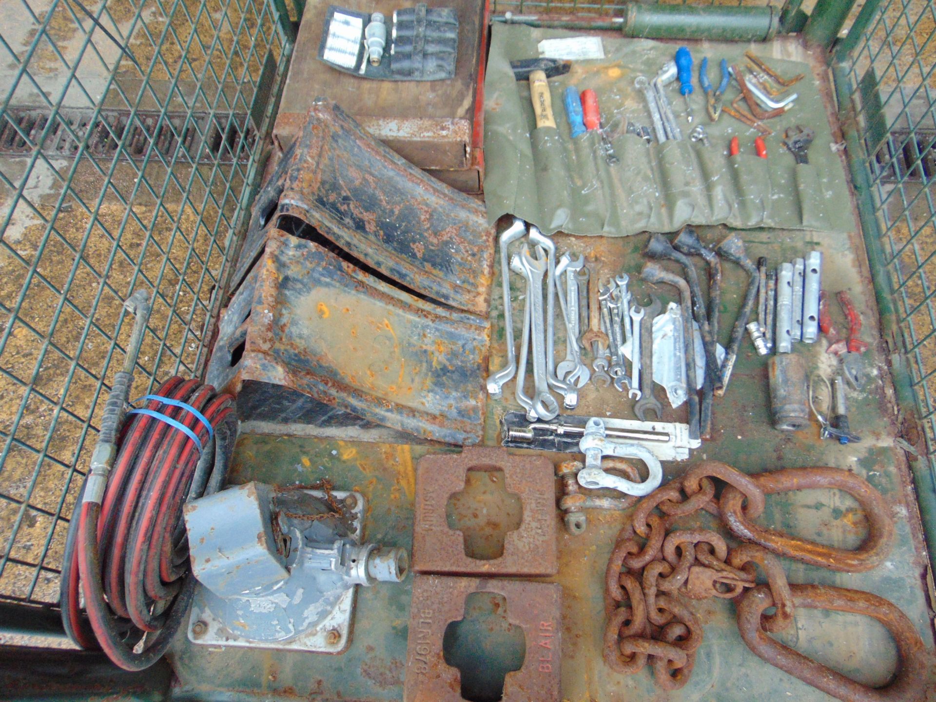 1 x Stillage of Tools, Spanners, etc - Image 3 of 4