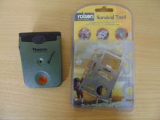 ROLSON UNIVERSAL SURVIVAL TOOL AND THERMO SCIENTIFIC EPD ELECTRONIC PERSONAL DOSIMETER