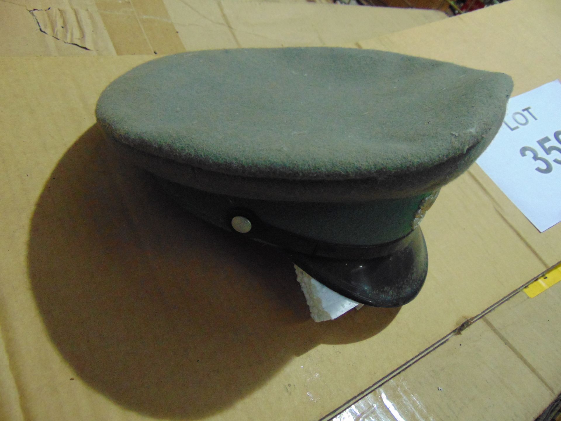 RARE EAST GERMAN NVA HAT WITH ORIGINAL BADGE - EXCELLENT CONDITION - Image 4 of 9