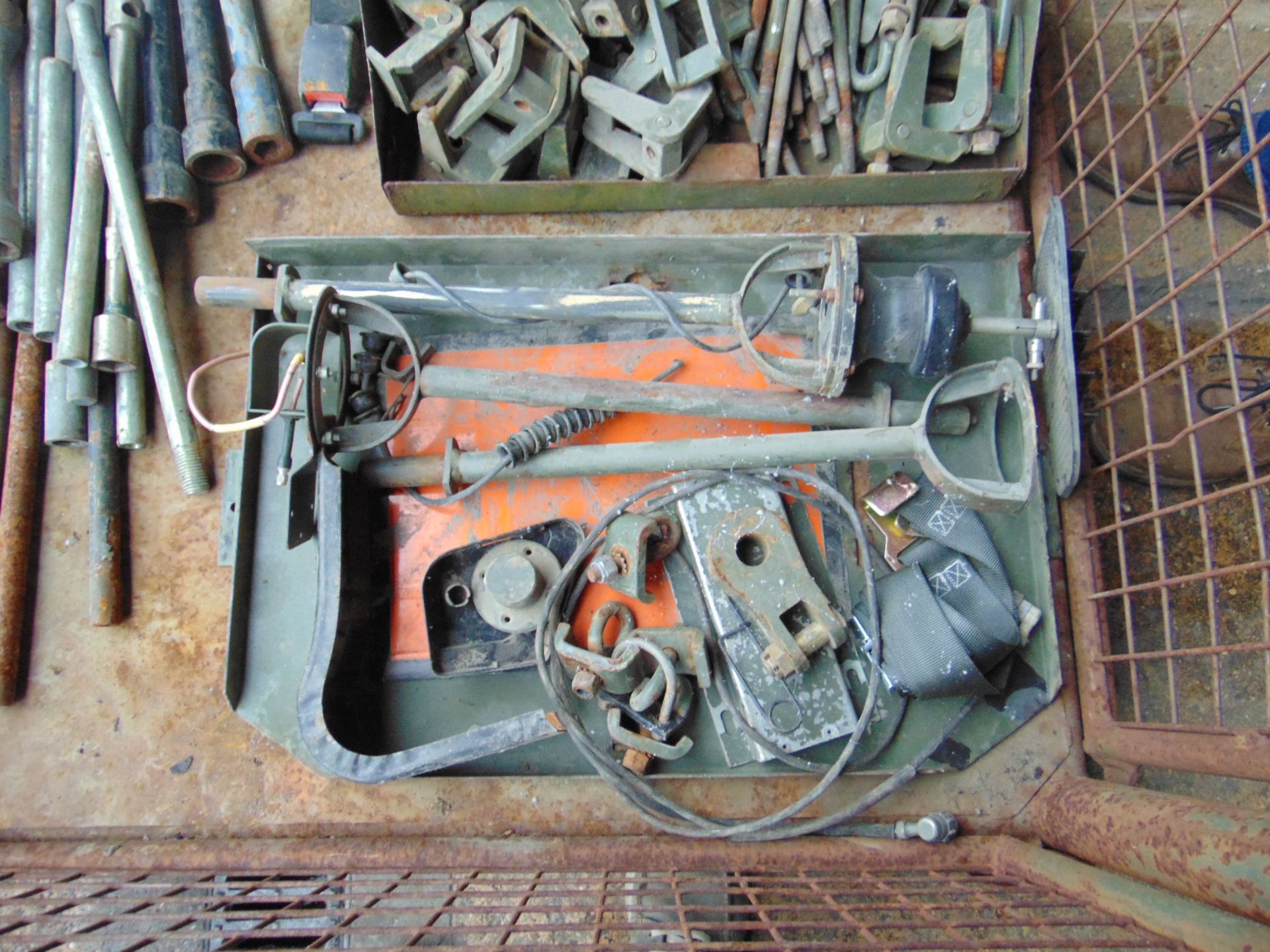 1 x Stillage of Tools, Vehicle Container Clamps, Antennas etc - Image 3 of 5