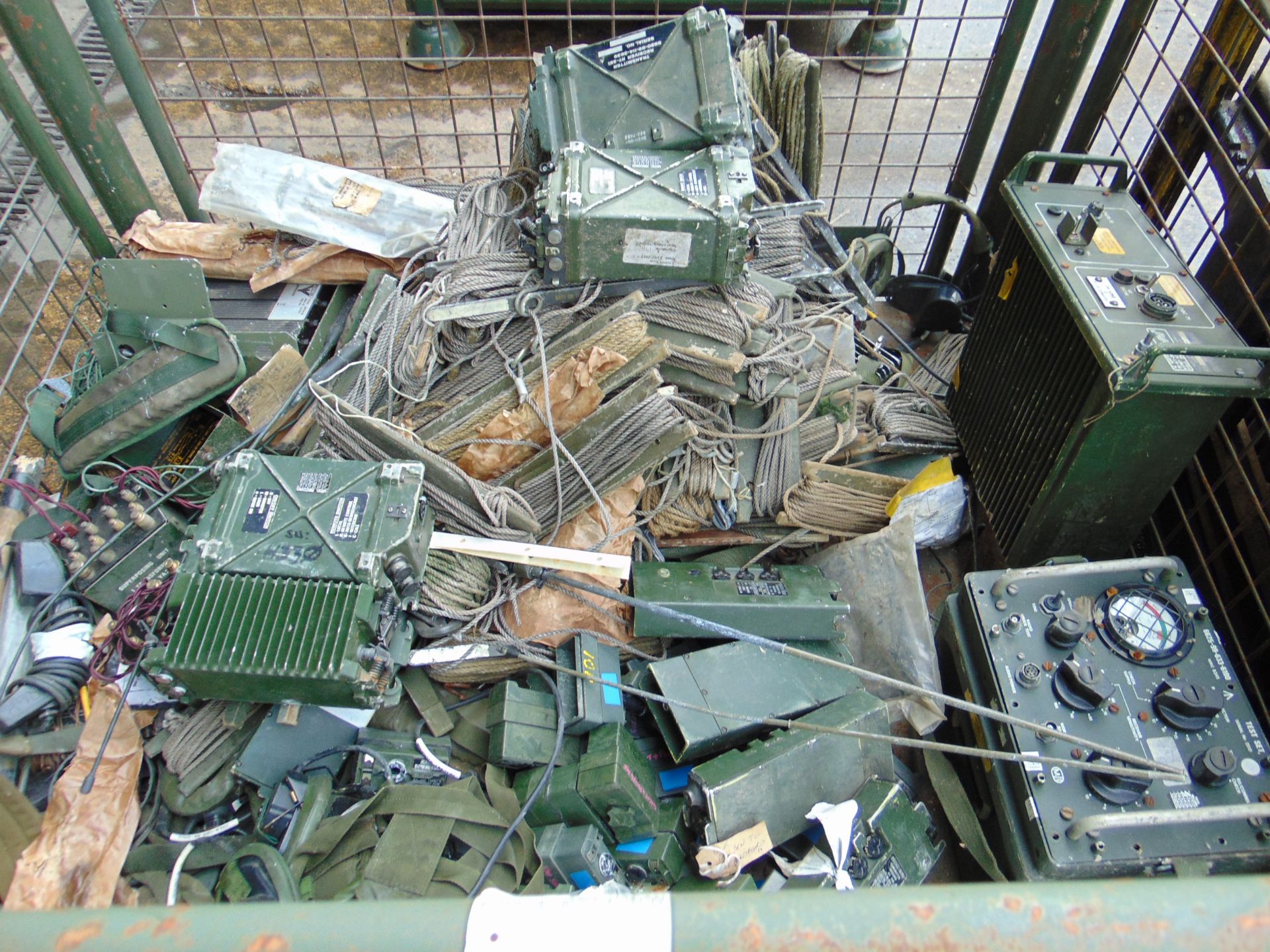 Stillage of Clansman Radio Equipment inc Transmitter Receivers, Charges etc etc - Image 2 of 6