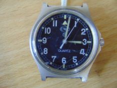 VERY RARE CWC W10 BRITISH ARMY FAT BOY MODEL SERVICE WATCH NATO NUMBERS DATE 1982 **FALKLANDS WAR**