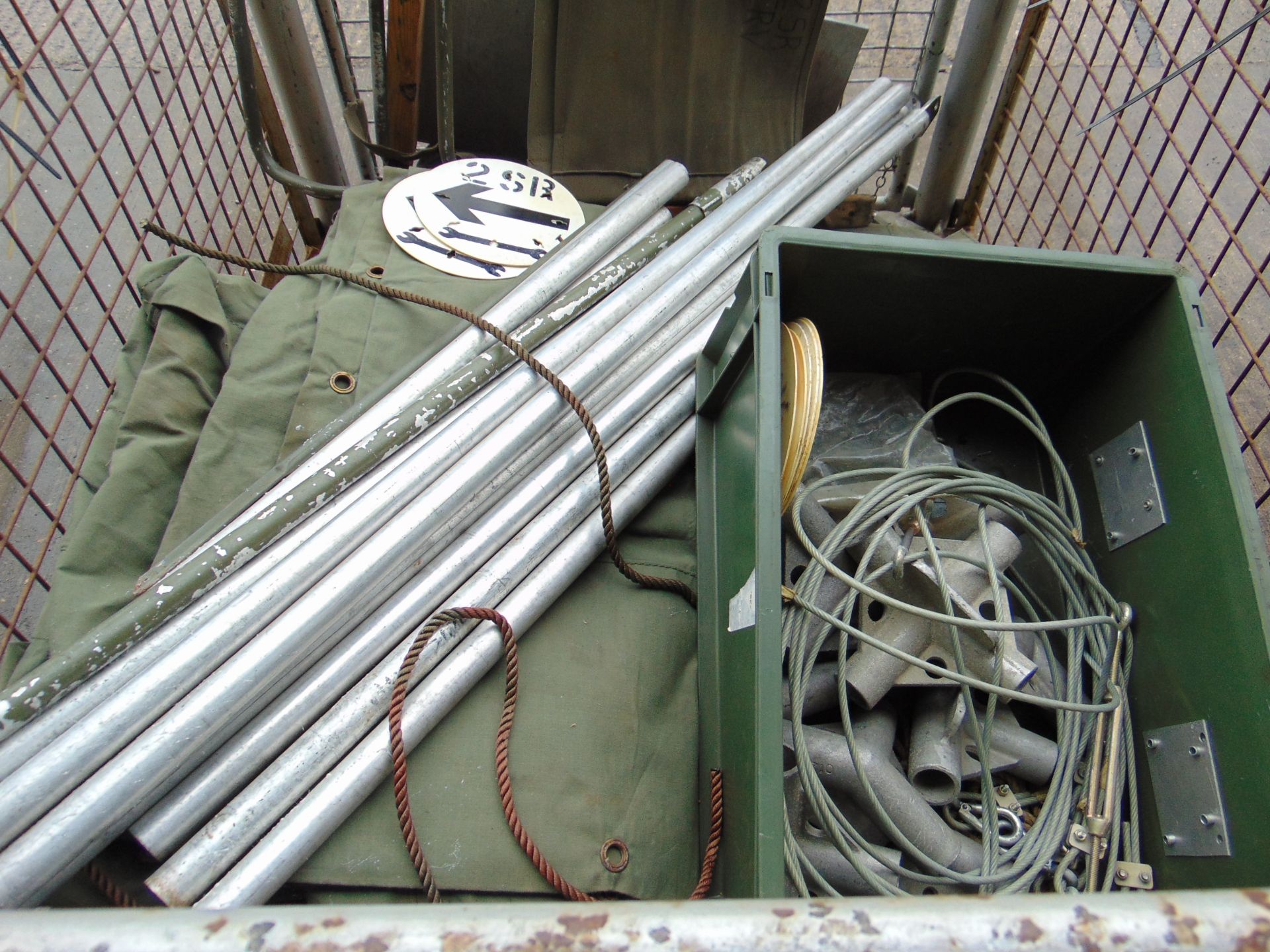 1 x Stillage Containing Shelter/Tent with poles fittings Etc - Image 6 of 6