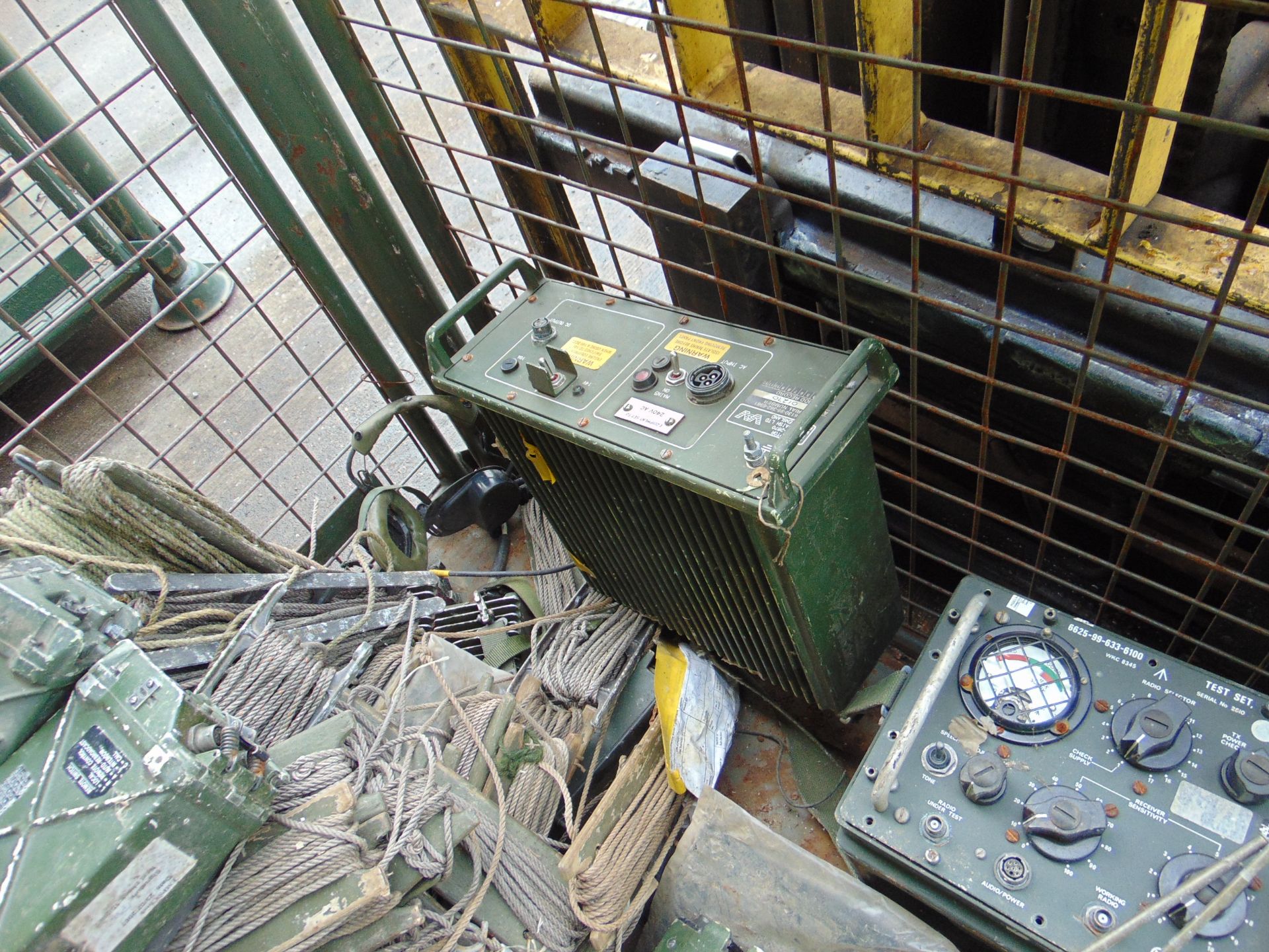 Stillage of Clansman Radio Equipment inc Transmitter Receivers, Charges etc etc - Image 3 of 6