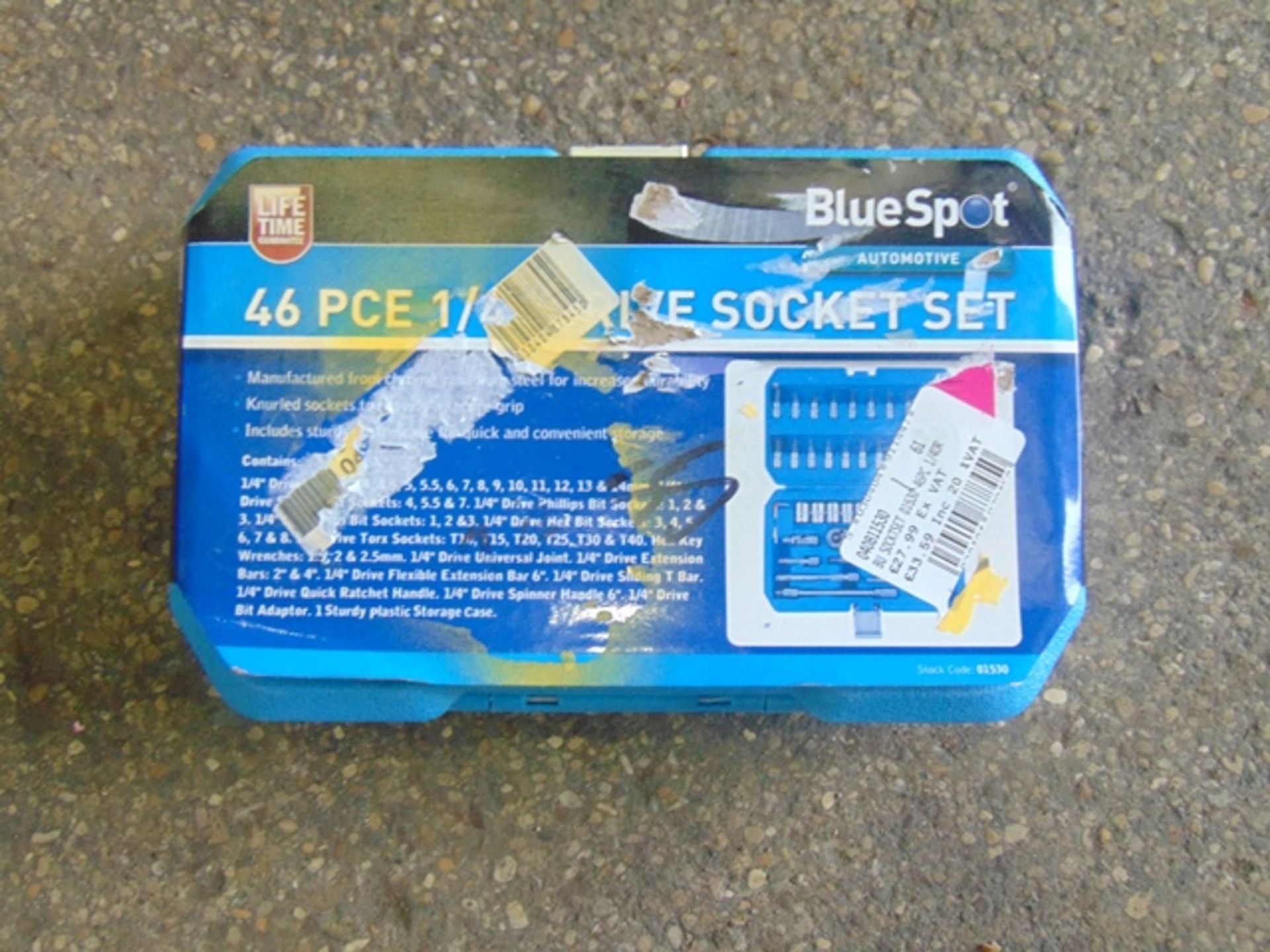 BlueSpot 46 Piece 1/4" Metric Socket Set (4-14mm) - Image 4 of 5