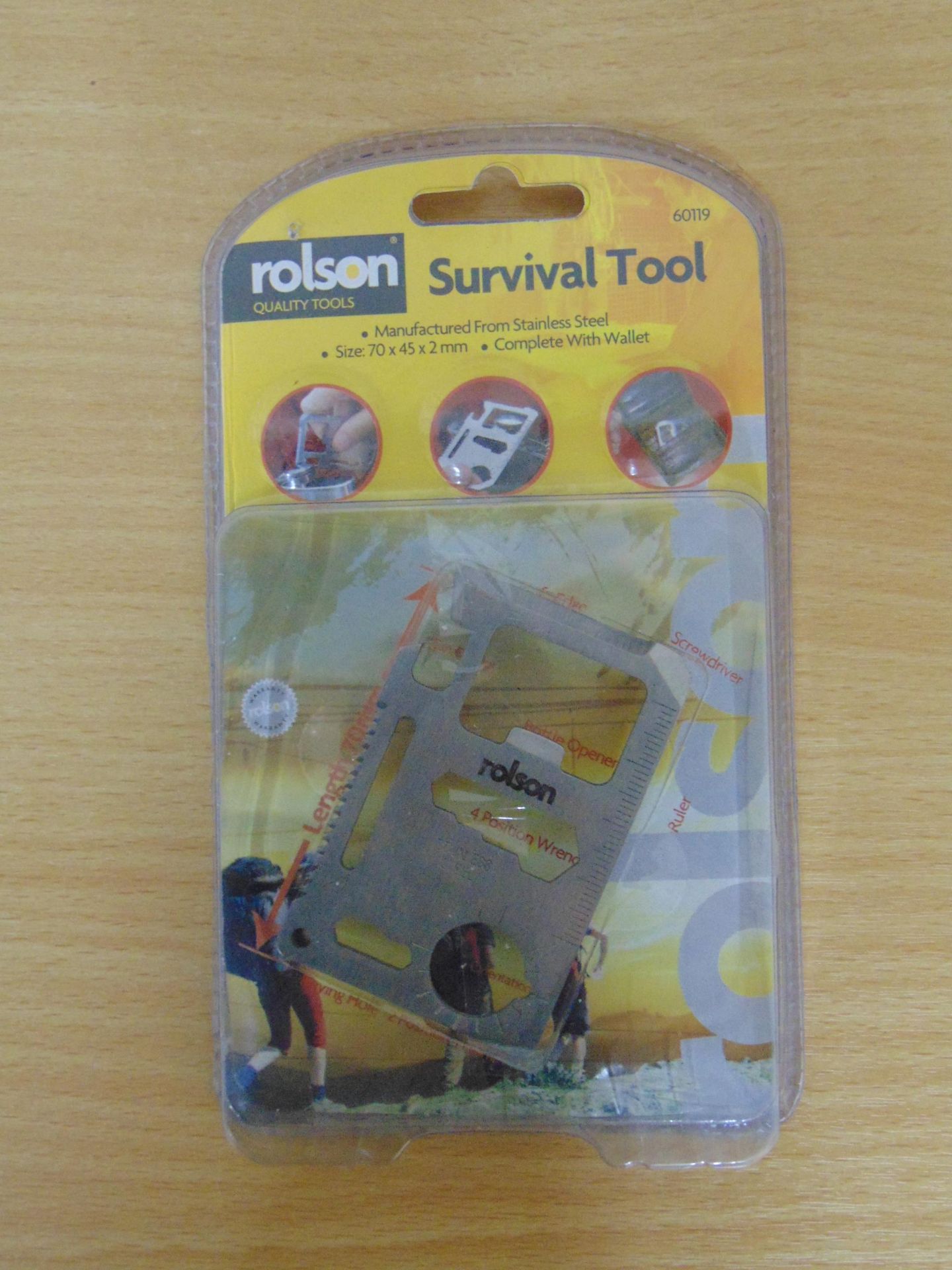 ROLSON UNIVERSAL SURVIVAL TOOL AND THERMO SCIENTIFIC EPD ELECTRONIC PERSONAL DOSIMETER - Image 6 of 8